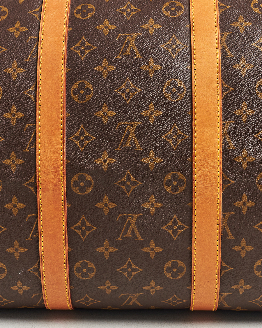 Homme | Louis Vuitton Pre-Owned Keepall Bandoulière 55 Monogram  | Louis Vuitton Pre-Owned | Keepall Bandoulière 55 Monogram 