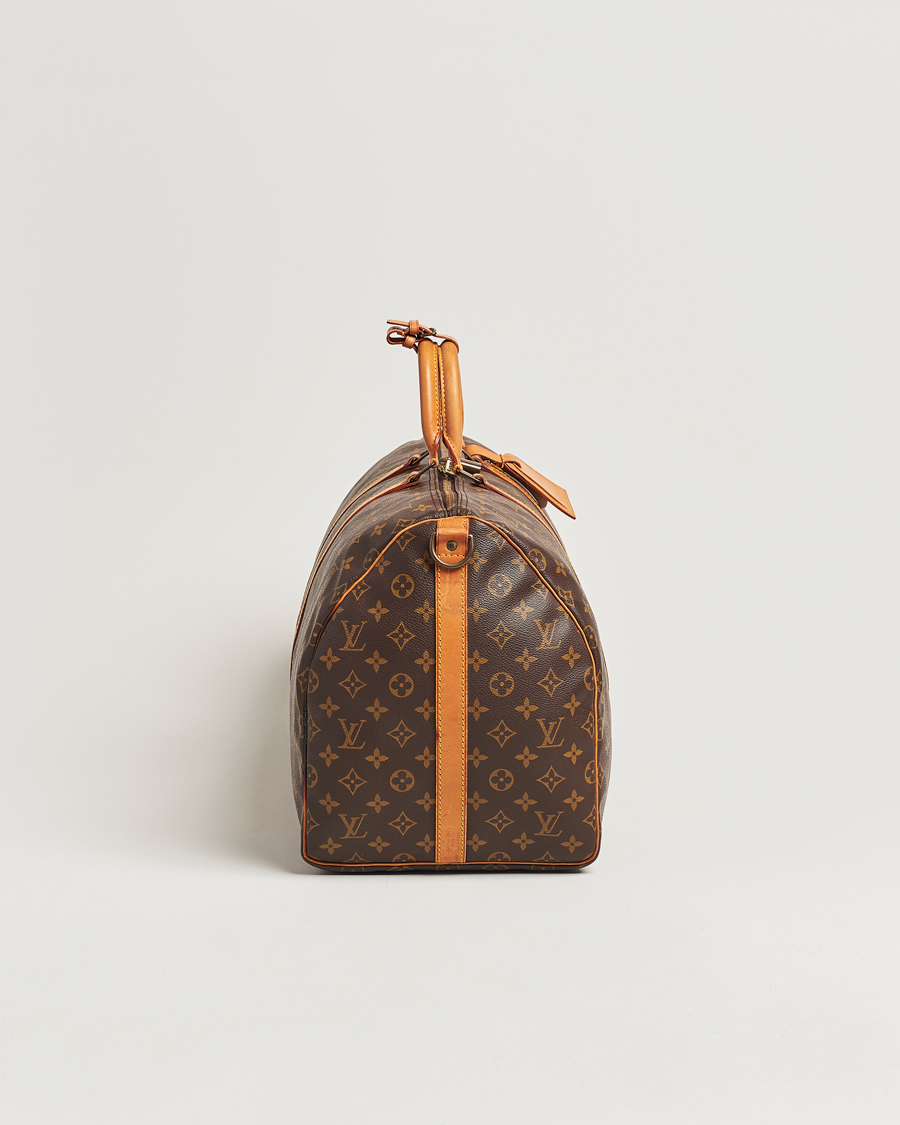 Homme | Louis Vuitton Pre-Owned Keepall Bandoulière 55 Monogram  | Louis Vuitton Pre-Owned | Keepall Bandoulière 55 Monogram 