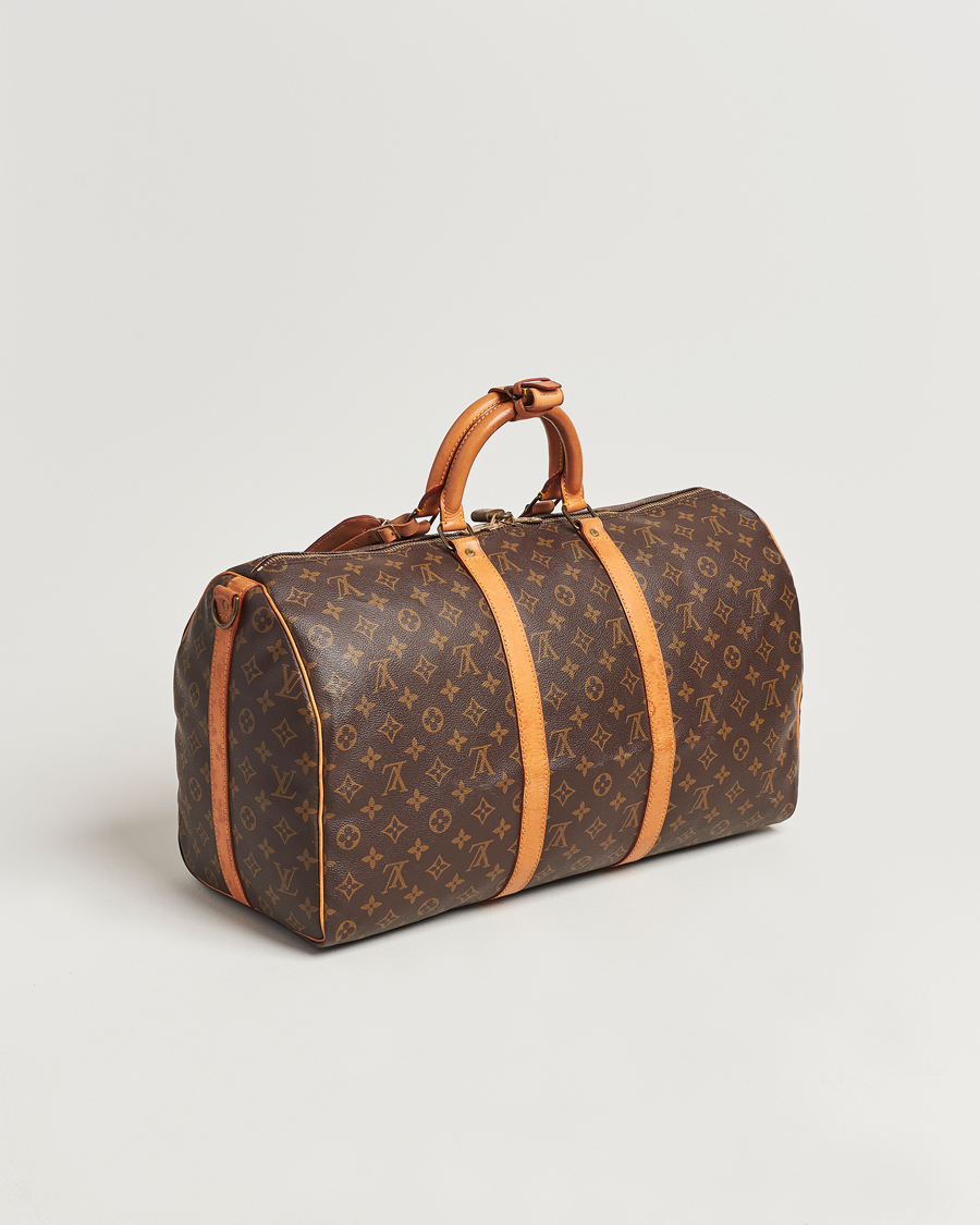 Heren | Louis Vuitton Pre-Owned Keepall Bandoulière 50 Monogram | Louis Vuitton Pre-Owned | Keepall Bandoulière 50 Monogram
