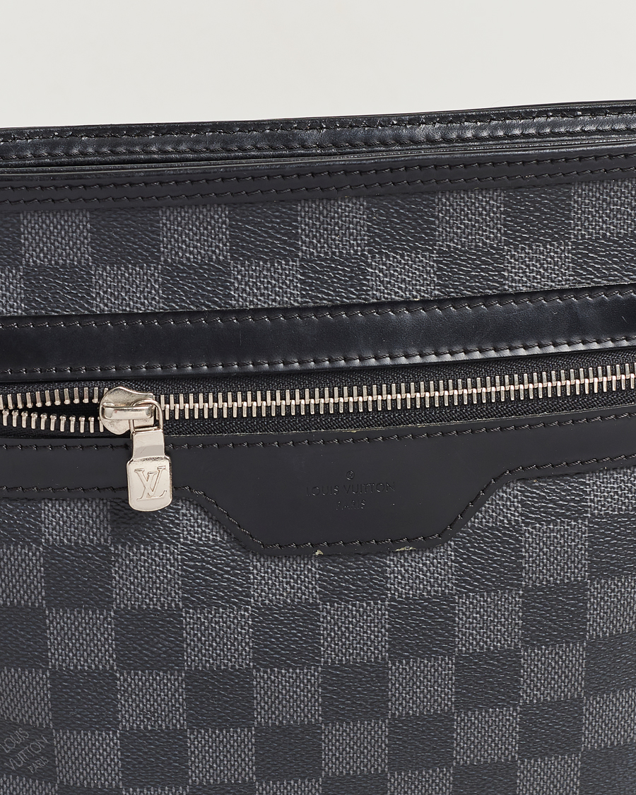 Heren | Louis Vuitton Pre-Owned Thomas Messenger Bag Damier Graphite | Louis Vuitton Pre-Owned | Thomas Messenger Bag Damier Graphite