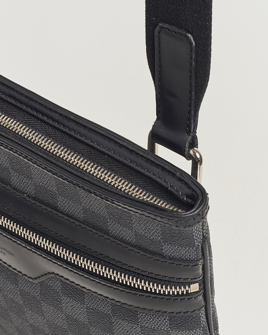 Heren | Louis Vuitton Pre-Owned Thomas Messenger Bag Damier Graphite | Louis Vuitton Pre-Owned | Thomas Messenger Bag Damier Graphite