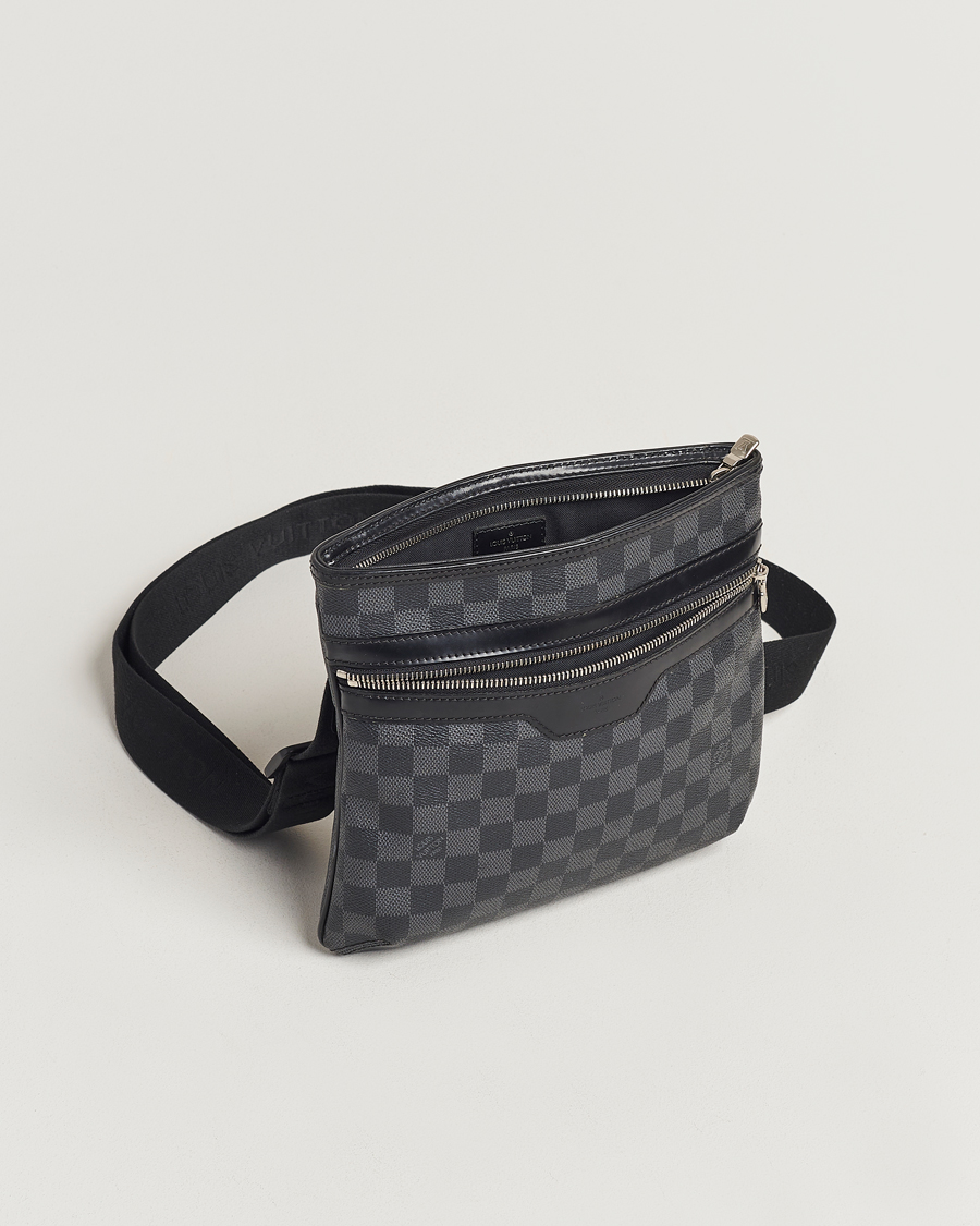 Heren | Louis Vuitton Pre-Owned Thomas Messenger Bag Damier Graphite | Louis Vuitton Pre-Owned | Thomas Messenger Bag Damier Graphite