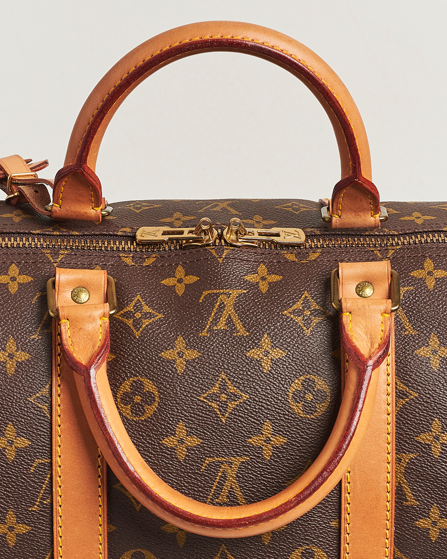 Homme | Louis Vuitton Pre-Owned Keepall 55 Bag Monogram | Louis Vuitton Pre-Owned | Keepall 55 Bag Monogram