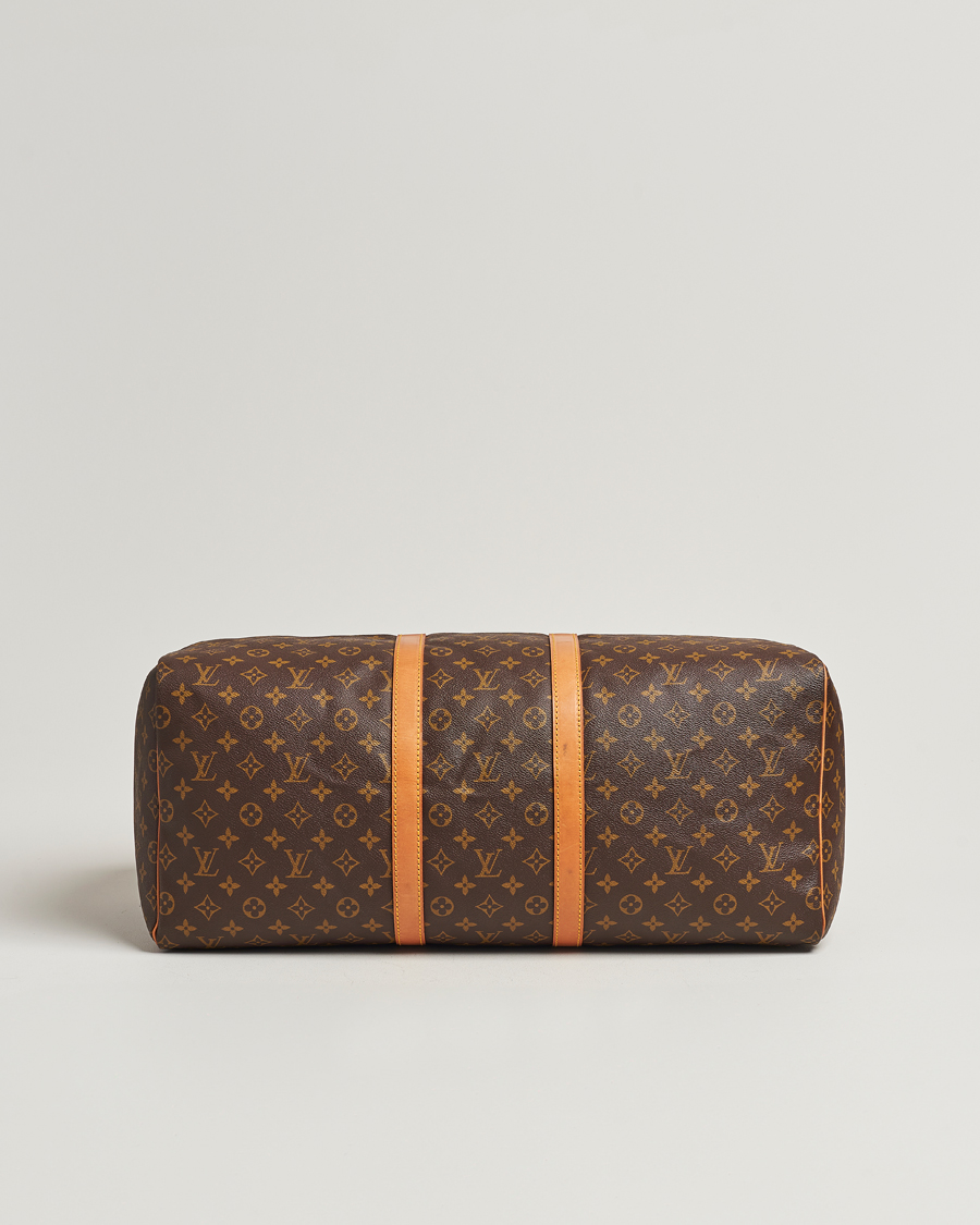 Homme | Louis Vuitton Pre-Owned Keepall 55 Bag Monogram | Louis Vuitton Pre-Owned | Keepall 55 Bag Monogram