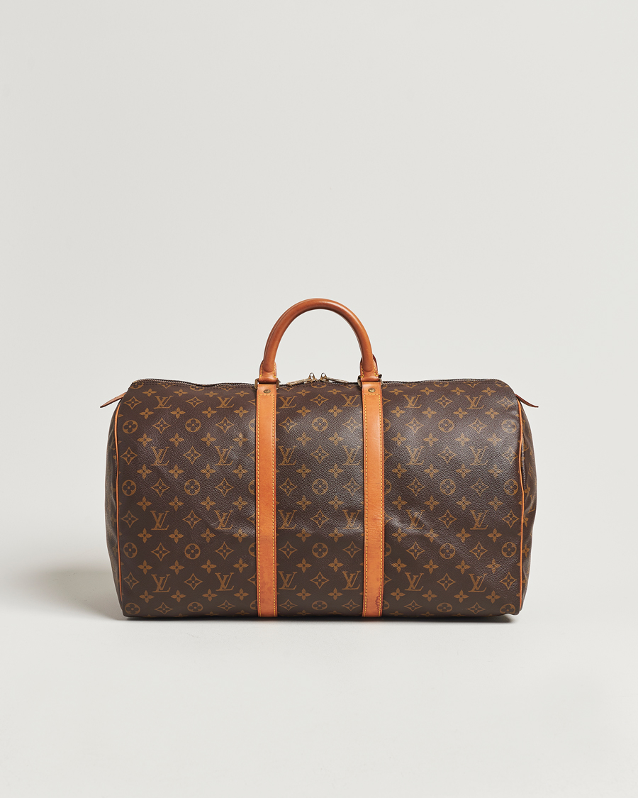Heren | Louis Vuitton Pre-Owned Keepall 50 Bag Monogram | Louis Vuitton Pre-Owned | Keepall 50 Bag Monogram