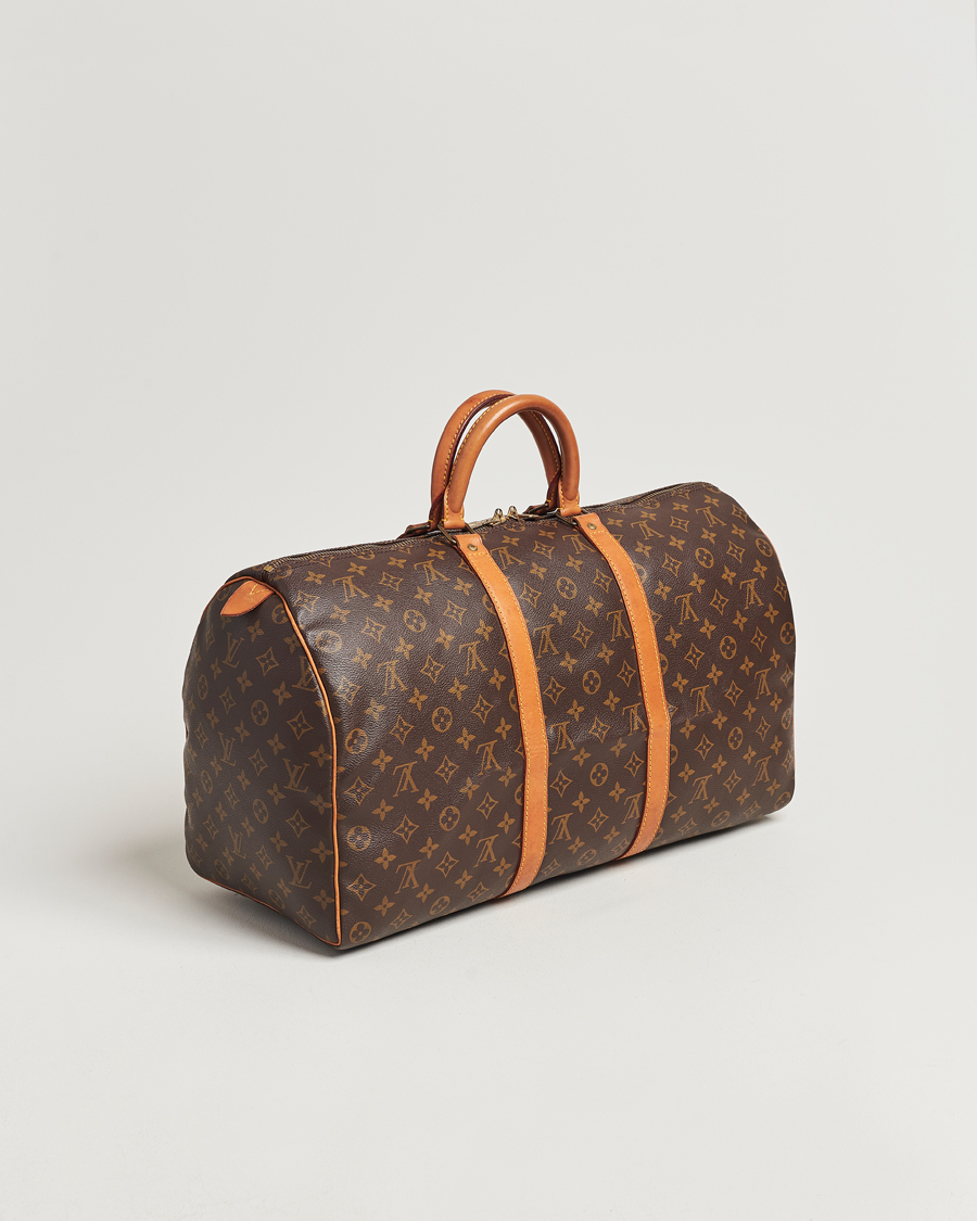 Heren | Louis Vuitton Pre-Owned Keepall 50 Bag Monogram | Louis Vuitton Pre-Owned | Keepall 50 Bag Monogram
