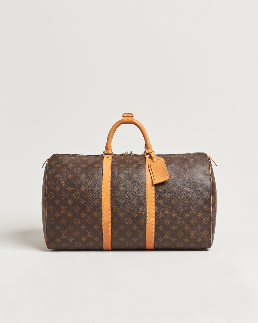 Heren | Louis Vuitton Pre-Owned Keepall 50 Bag Monogram | Louis Vuitton Pre-Owned | Keepall 50 Bag Monogram