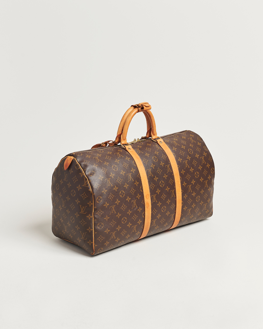 Heren | Louis Vuitton Pre-Owned Keepall 50 Bag Monogram | Louis Vuitton Pre-Owned | Keepall 50 Bag Monogram