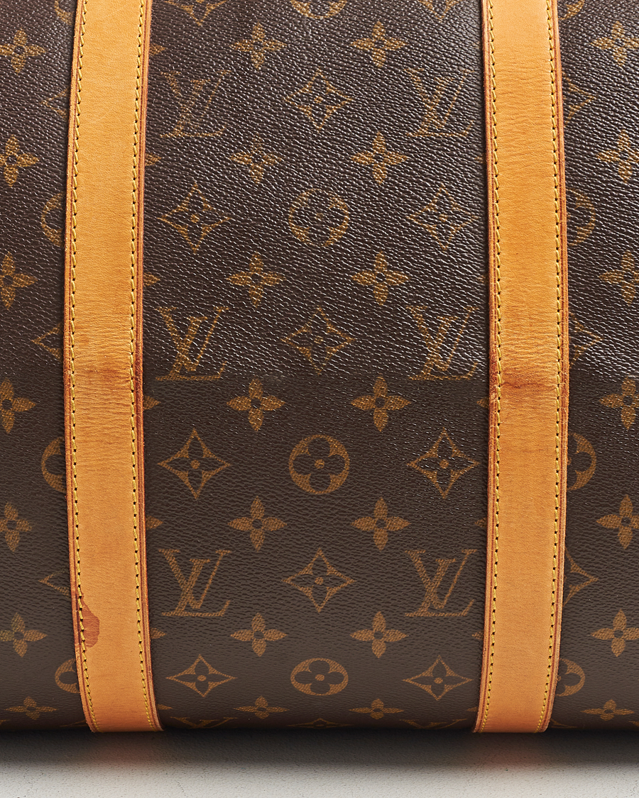 Homme | Louis Vuitton Pre-Owned Keepall 50 Bag Monogram | Louis Vuitton Pre-Owned | Keepall 50 Bag Monogram
