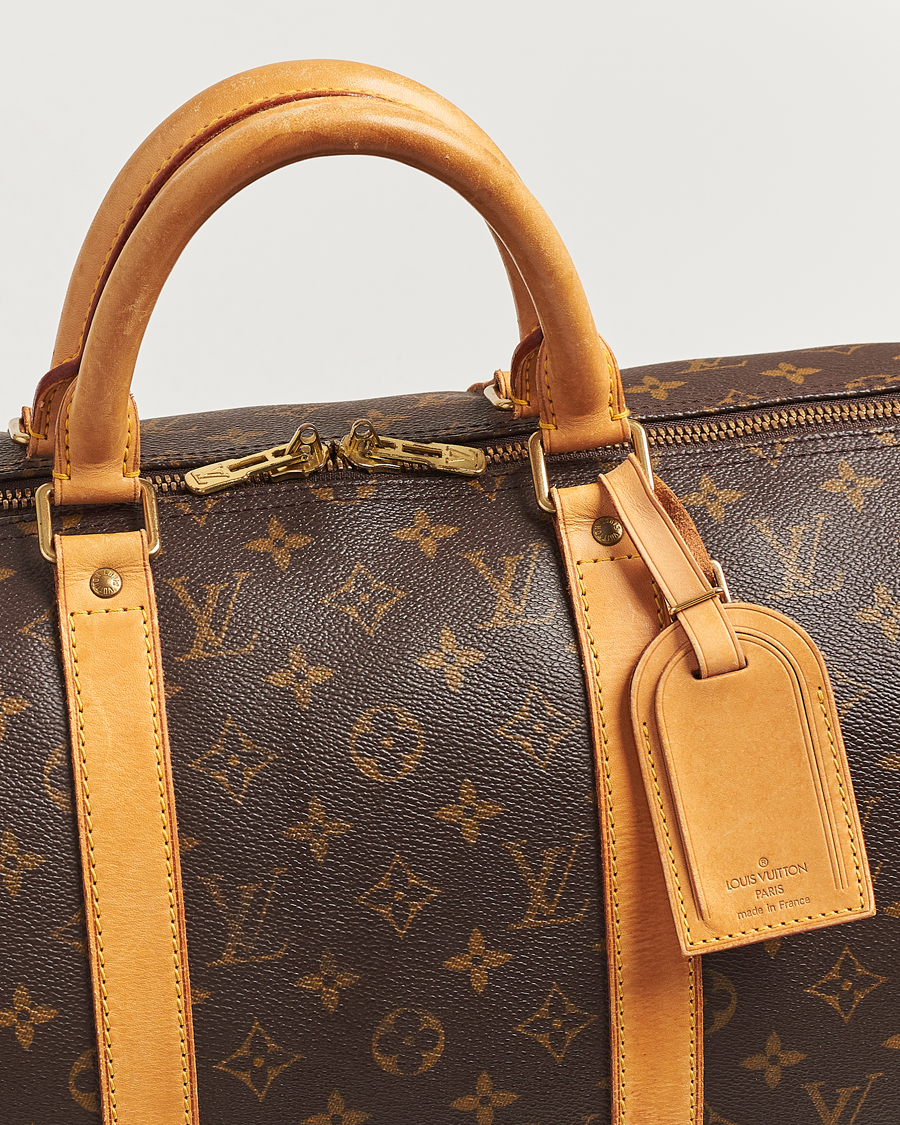 Homme | Louis Vuitton Pre-Owned Keepall 50 Bag Monogram | Louis Vuitton Pre-Owned | Keepall 50 Bag Monogram