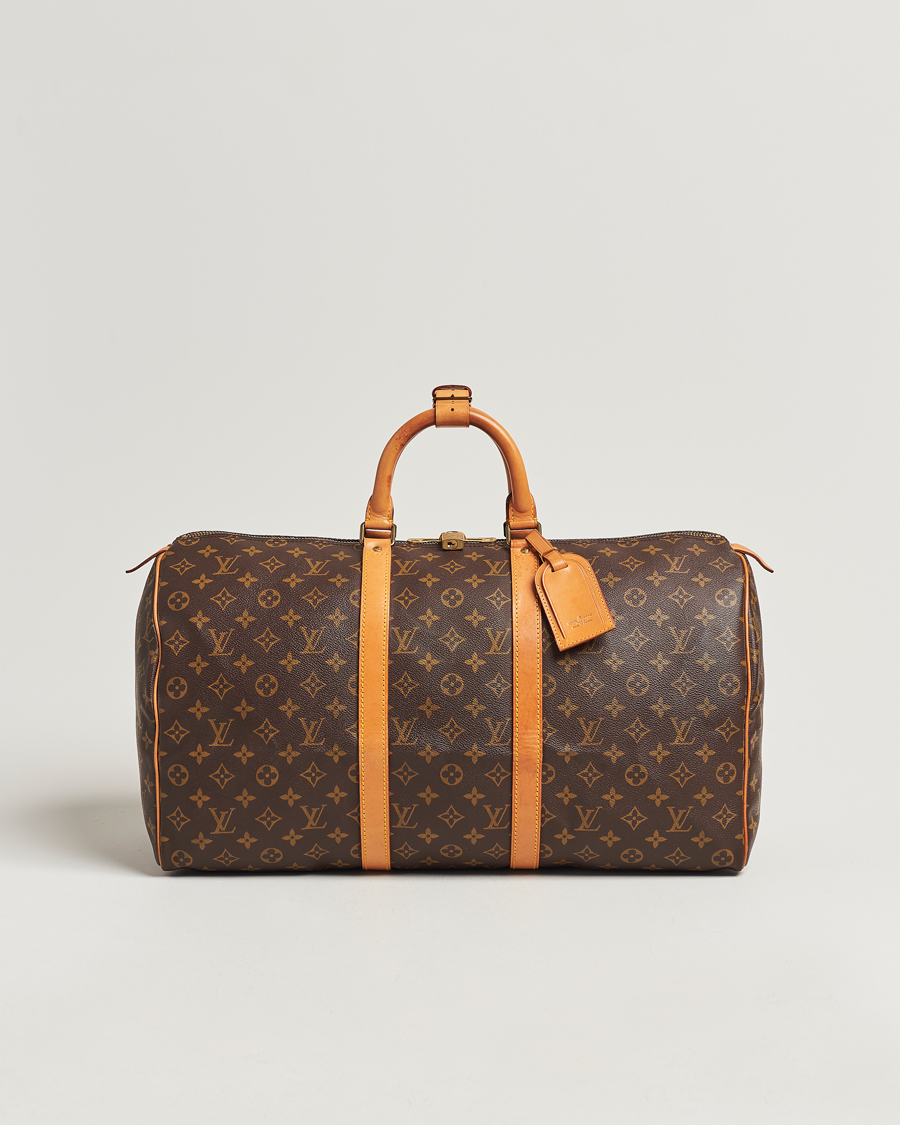 Heren | Louis Vuitton Pre-Owned Keepall 50 Bag Monogram | Louis Vuitton Pre-Owned | Keepall 50 Bag Monogram