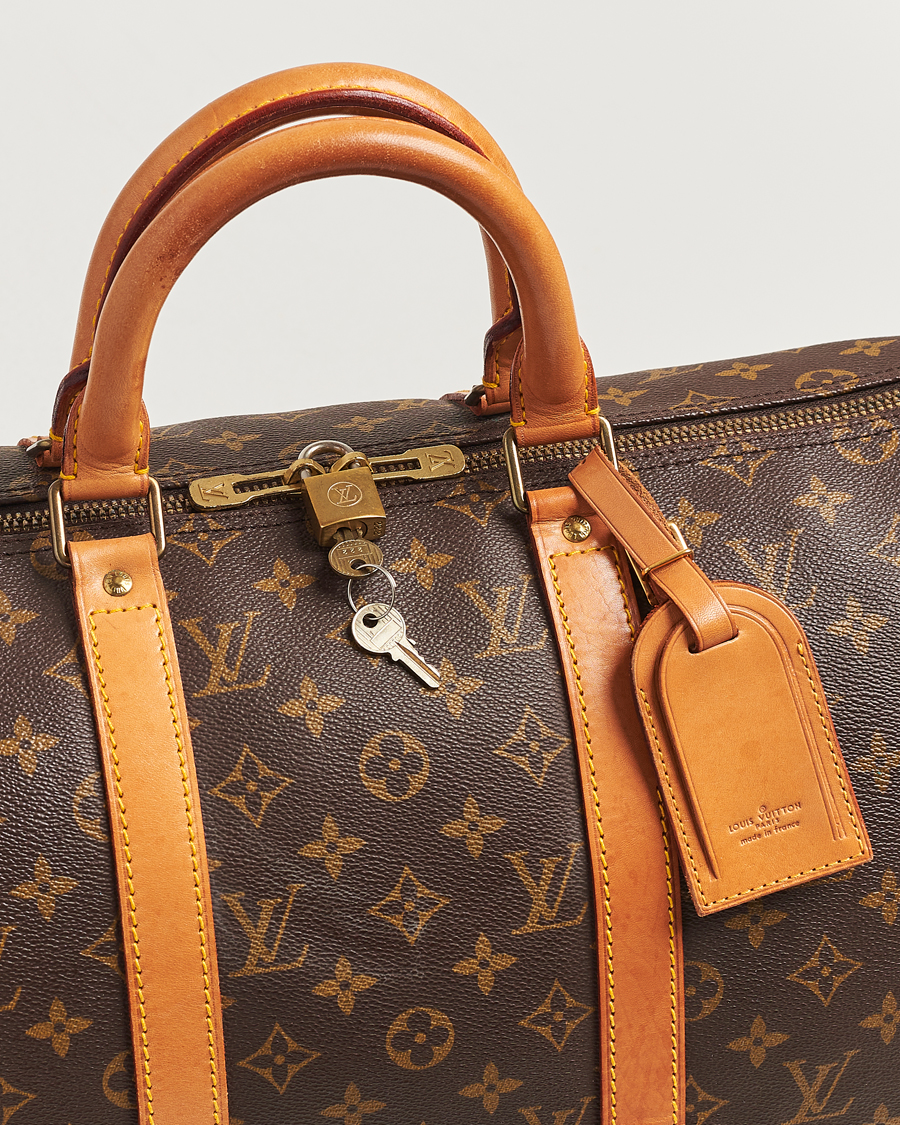 Heren | Louis Vuitton Pre-Owned Keepall 50 Bag Monogram | Louis Vuitton Pre-Owned | Keepall 50 Bag Monogram