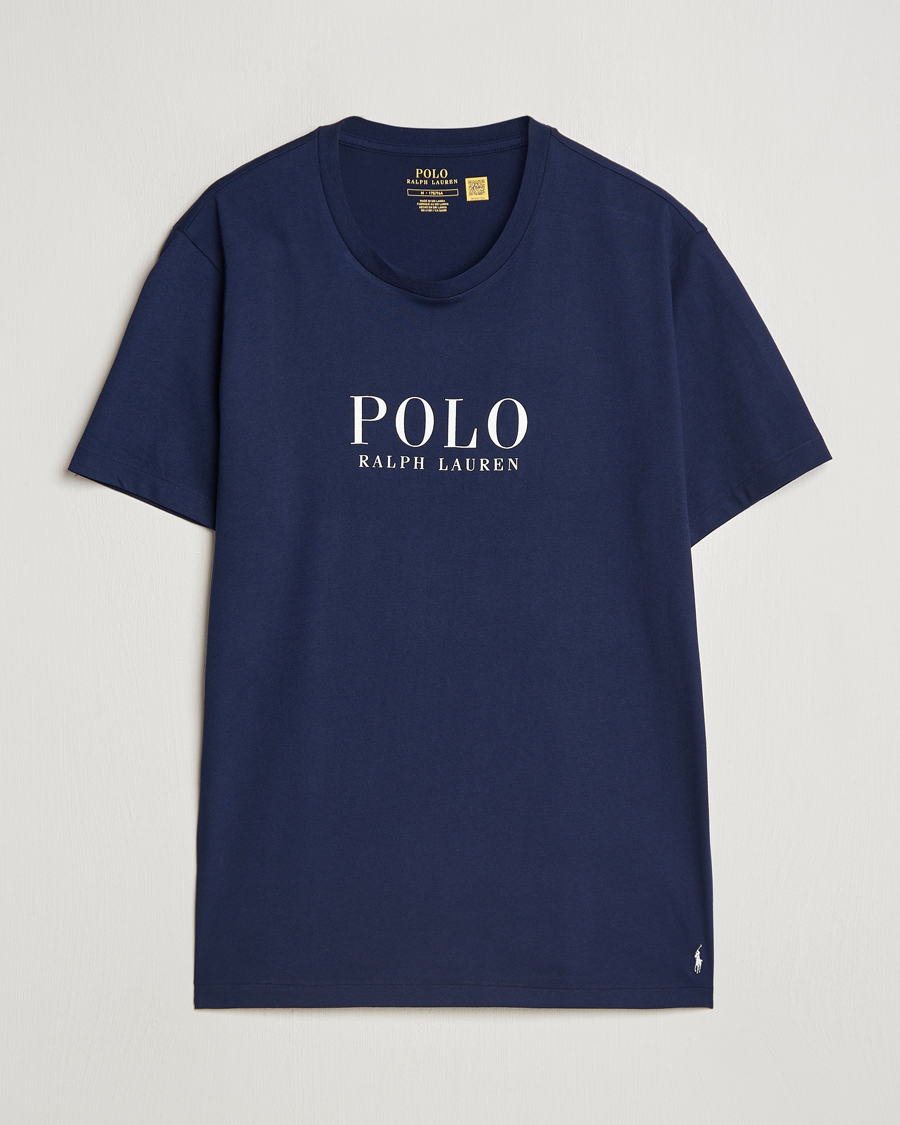 Heren | T-shirts | Polo Ralph Lauren | Logo Cotton Jersey Sleep T-Shirt Cruise Navy