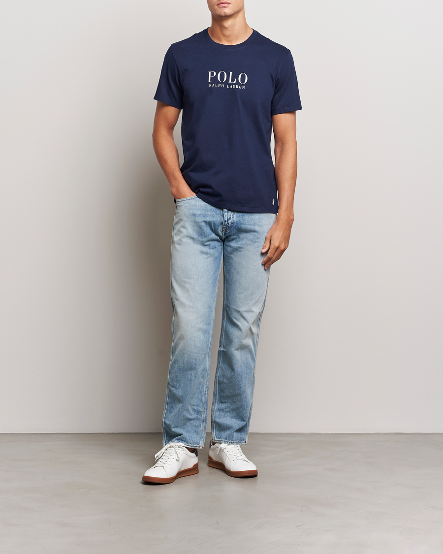 Heren | T-shirts | Polo Ralph Lauren | Logo Cotton Jersey Sleep T-Shirt Cruise Navy