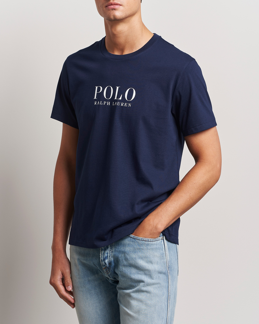 Heren | T-shirts | Polo Ralph Lauren | Logo Cotton Jersey Sleep T-Shirt Cruise Navy