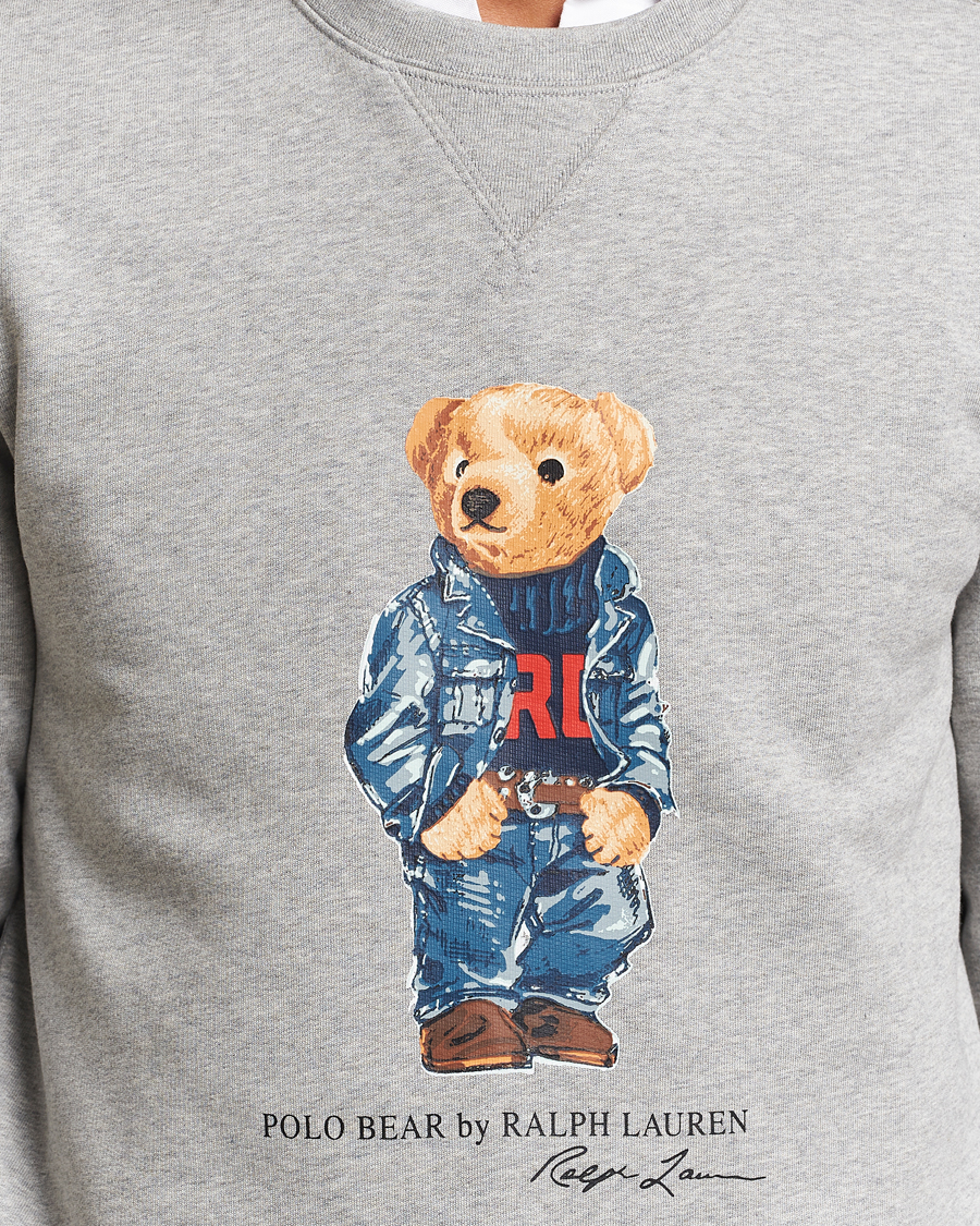 Heren | Truien | Polo Ralph Lauren | Crew Neck Sweatshirt Andover Heather Denim Bear
