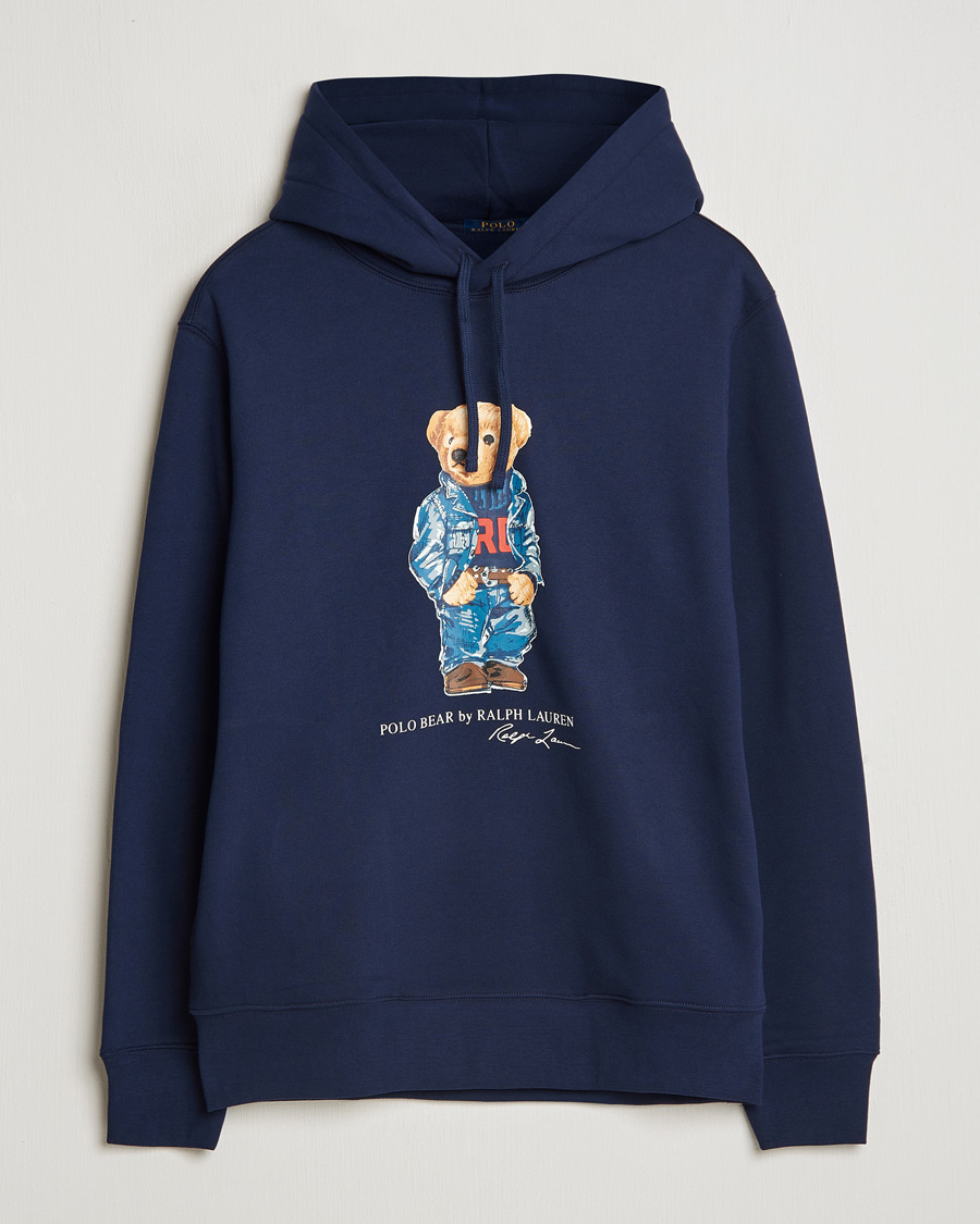 Homme | Pulls Et Tricots | Polo Ralph Lauren | Pullover Hoodie Cruise Navy Denim Bear