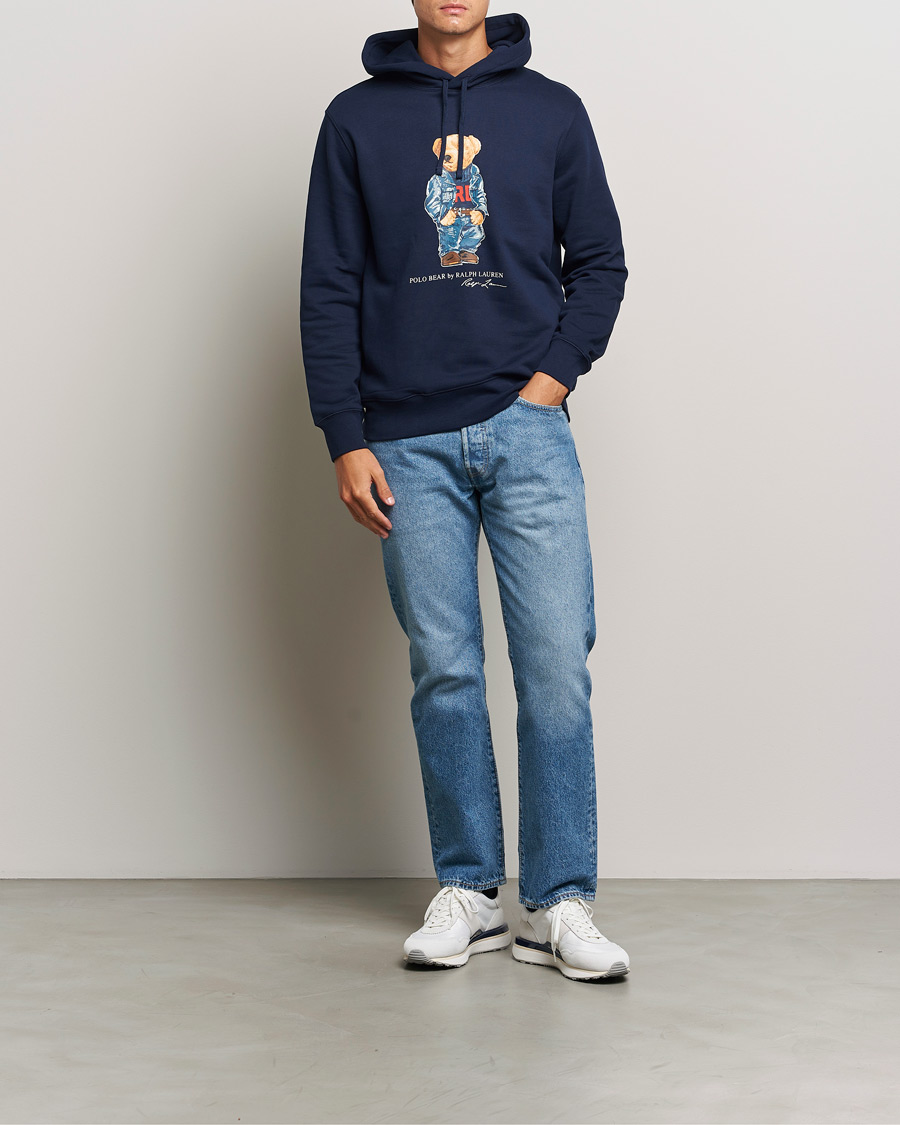 Homme | Pulls Et Tricots | Polo Ralph Lauren | Pullover Hoodie Cruise Navy Denim Bear