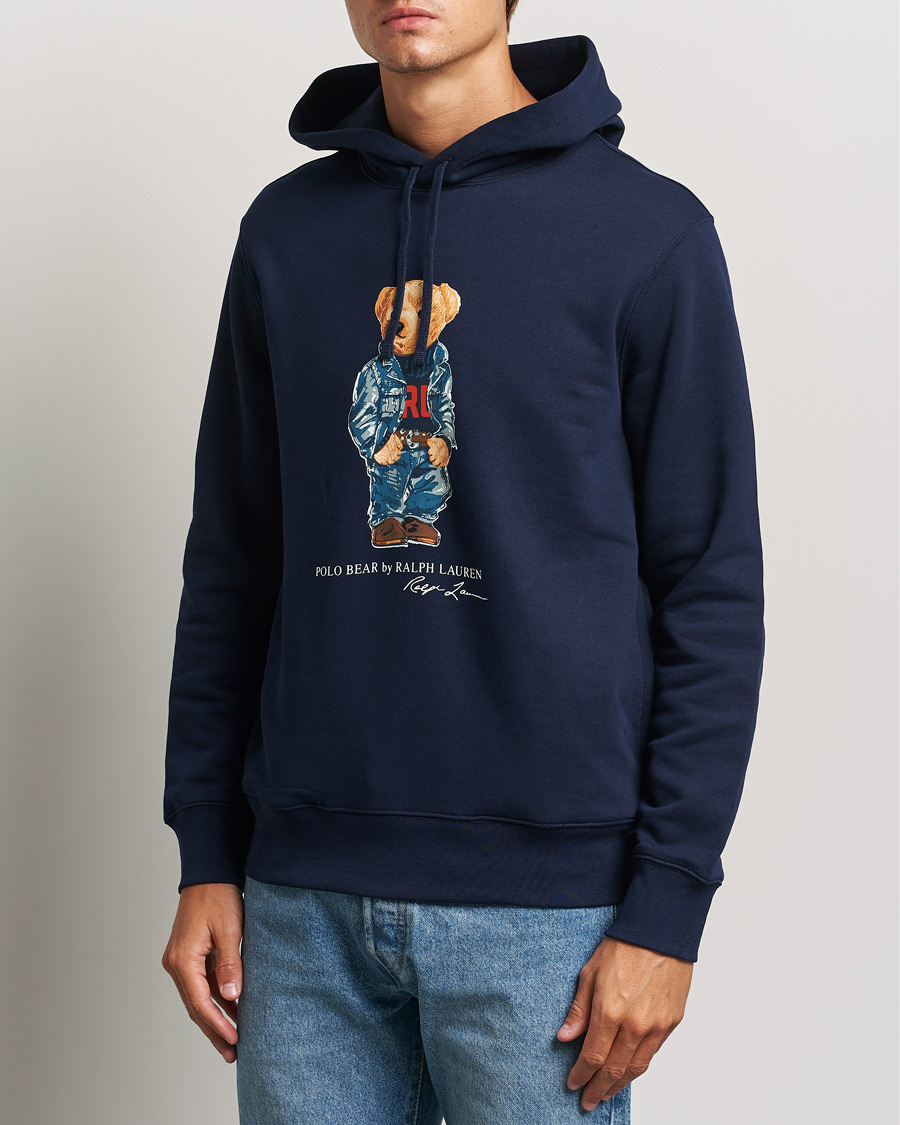Homme | Pulls Et Tricots | Polo Ralph Lauren | Pullover Hoodie Cruise Navy Denim Bear