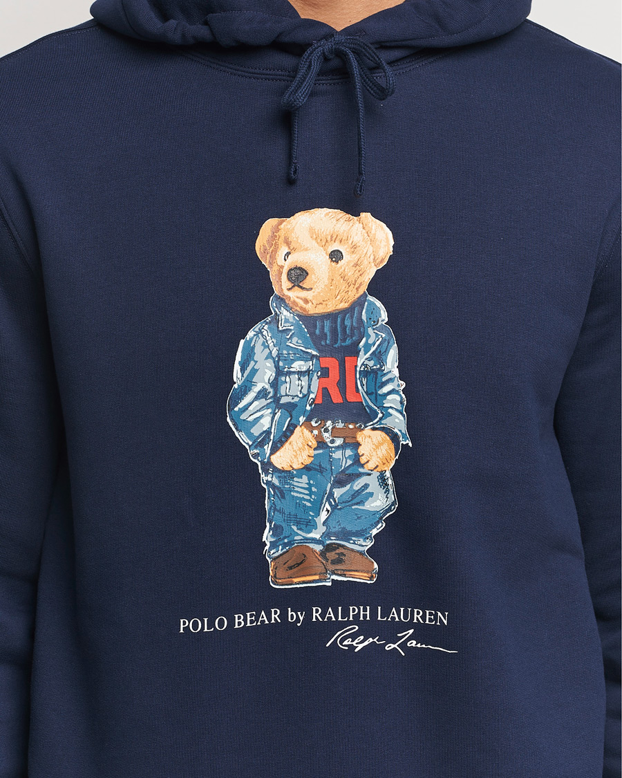 Homme | Pulls Et Tricots | Polo Ralph Lauren | Pullover Hoodie Cruise Navy Denim Bear