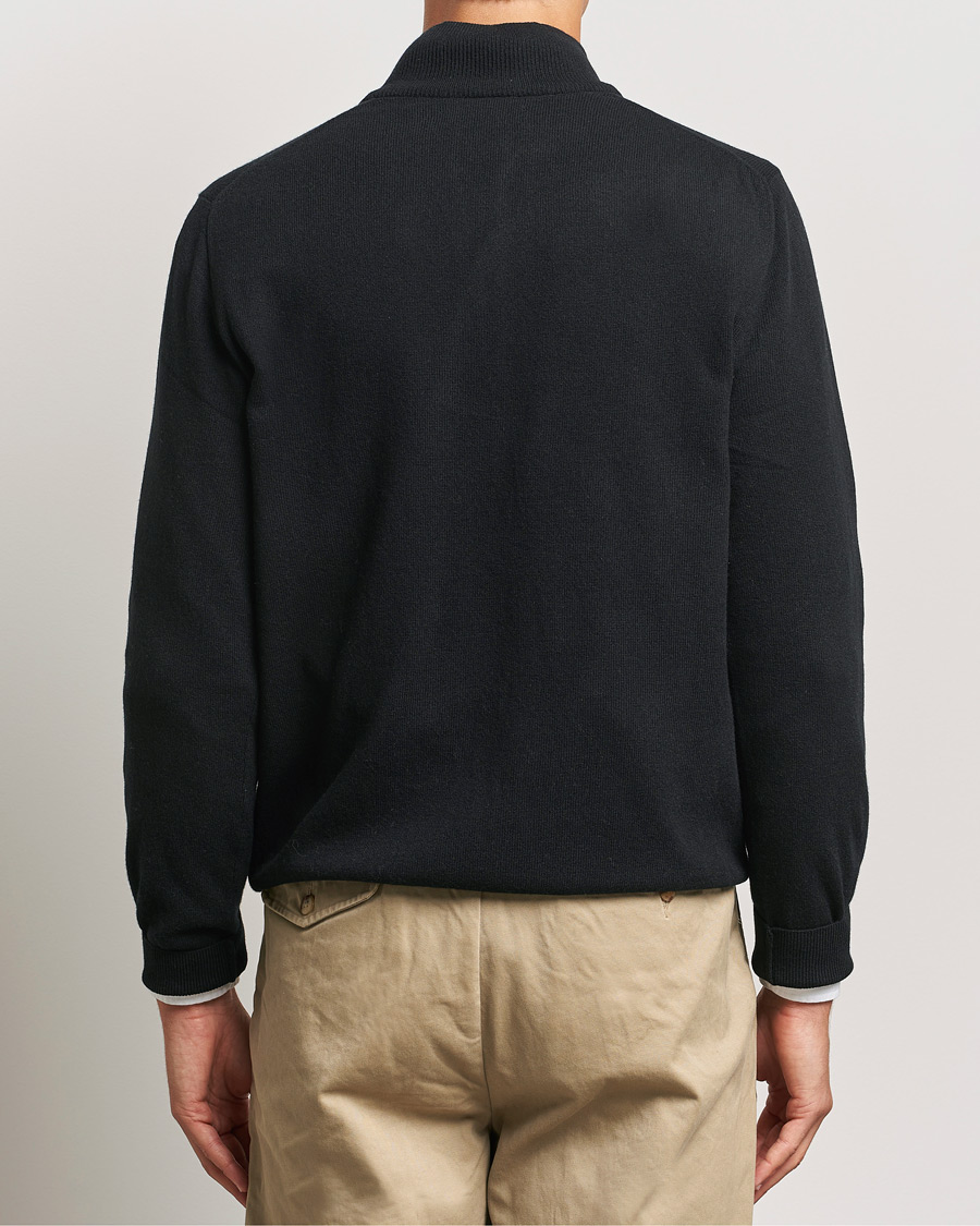 Heren | Truien | Polo Ralph Lauren | Merino Half-Zip Sweater Polo Black