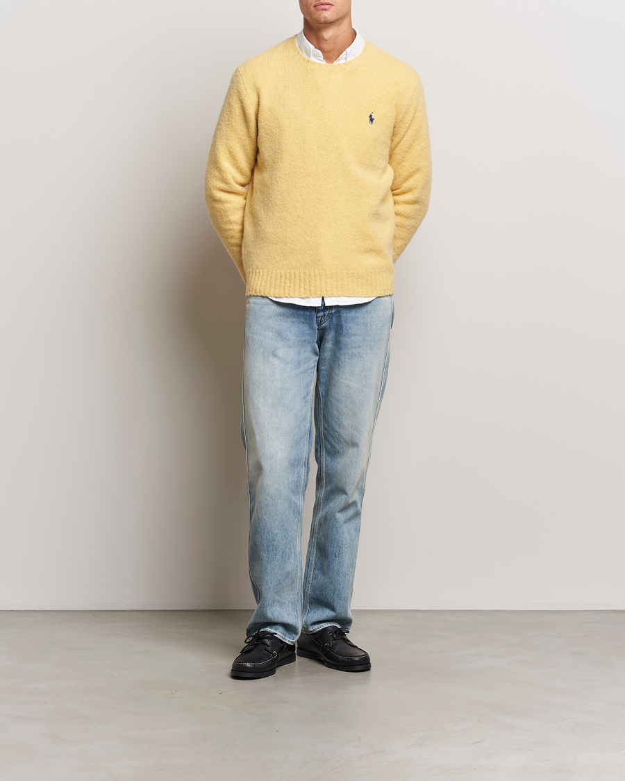Homme | Pulls Et Tricots | Polo Ralph Lauren | Alpaca Crew Neck Sweater Shetland Yellow