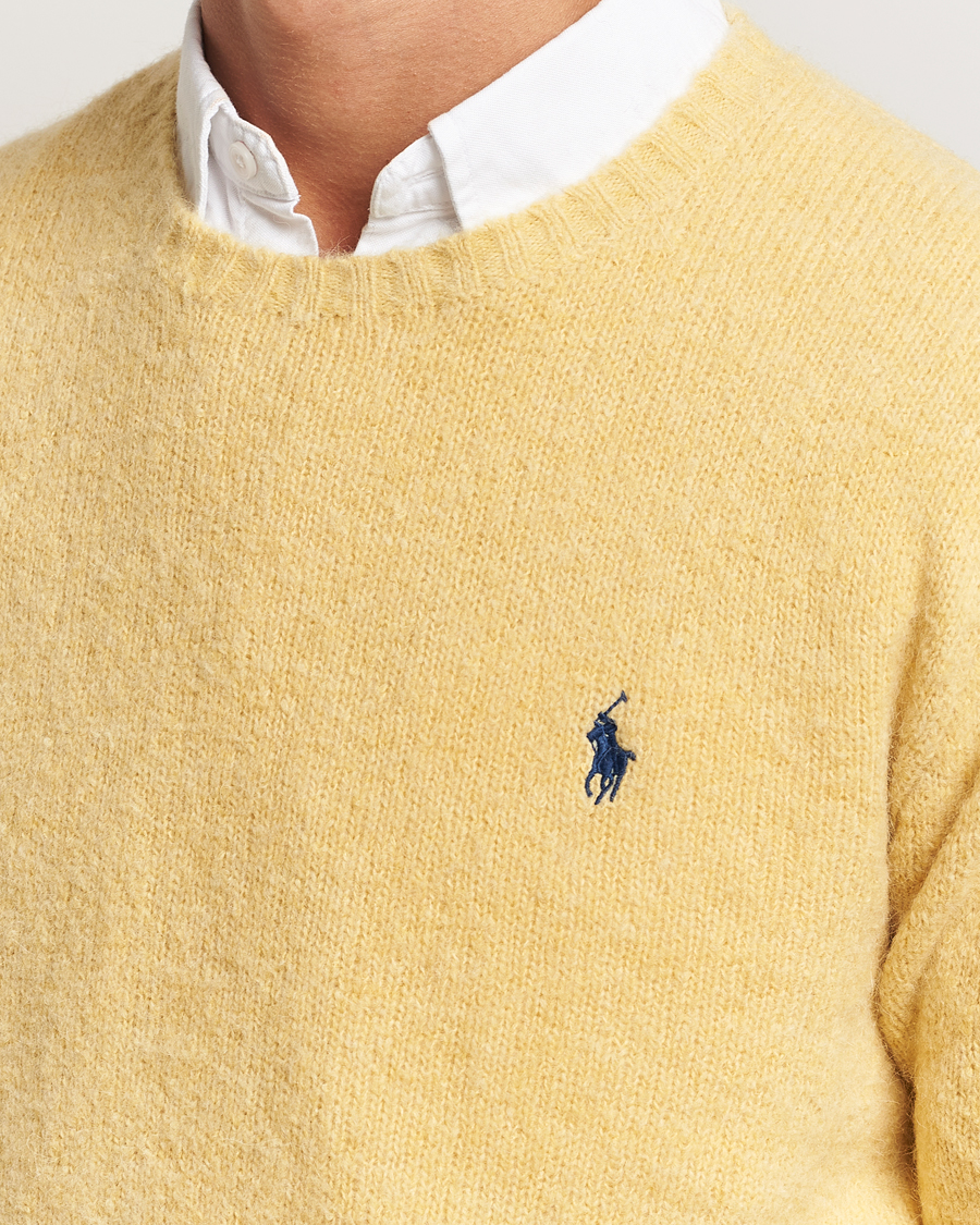 Homme | Pulls Et Tricots | Polo Ralph Lauren | Alpaca Crew Neck Sweater Shetland Yellow