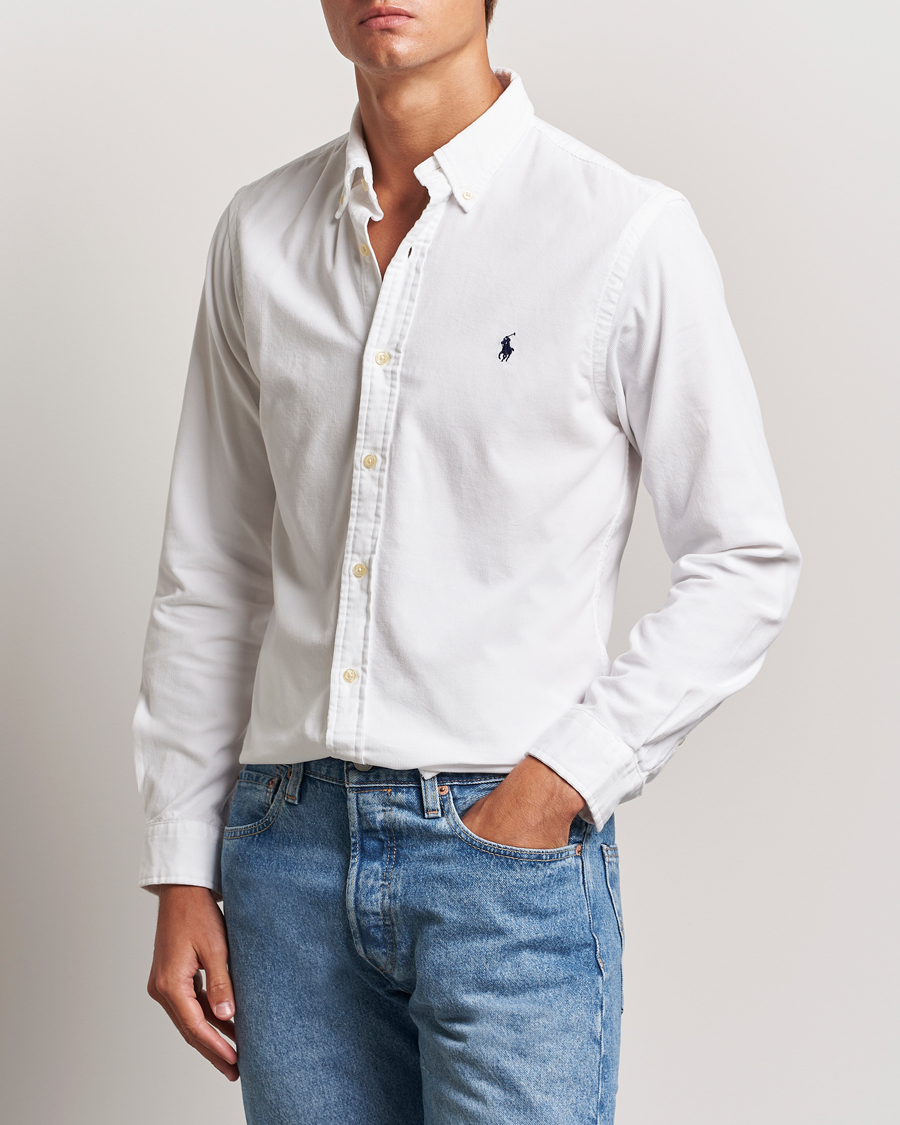 Homme | Chemises | Polo Ralph Lauren | Slim Fit Corduroy Shirt White