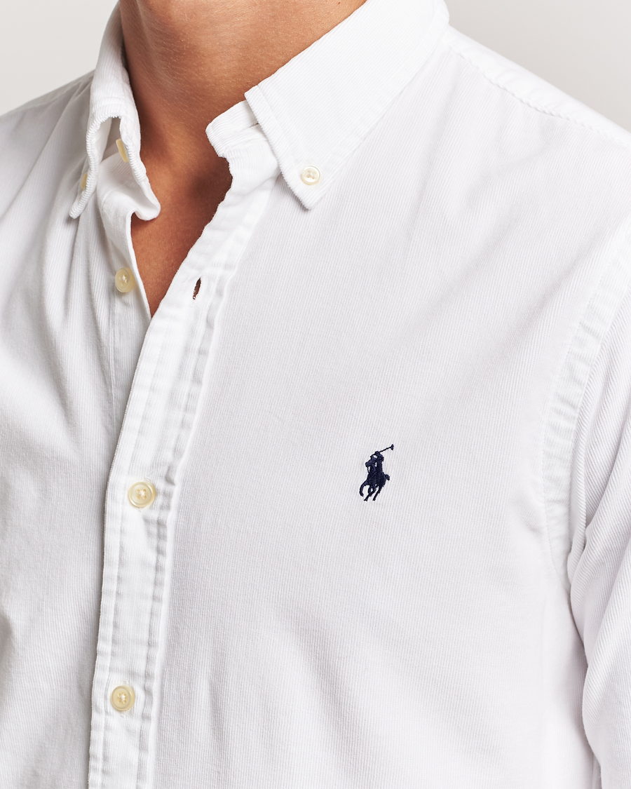 Homme | Chemises | Polo Ralph Lauren | Slim Fit Corduroy Shirt White