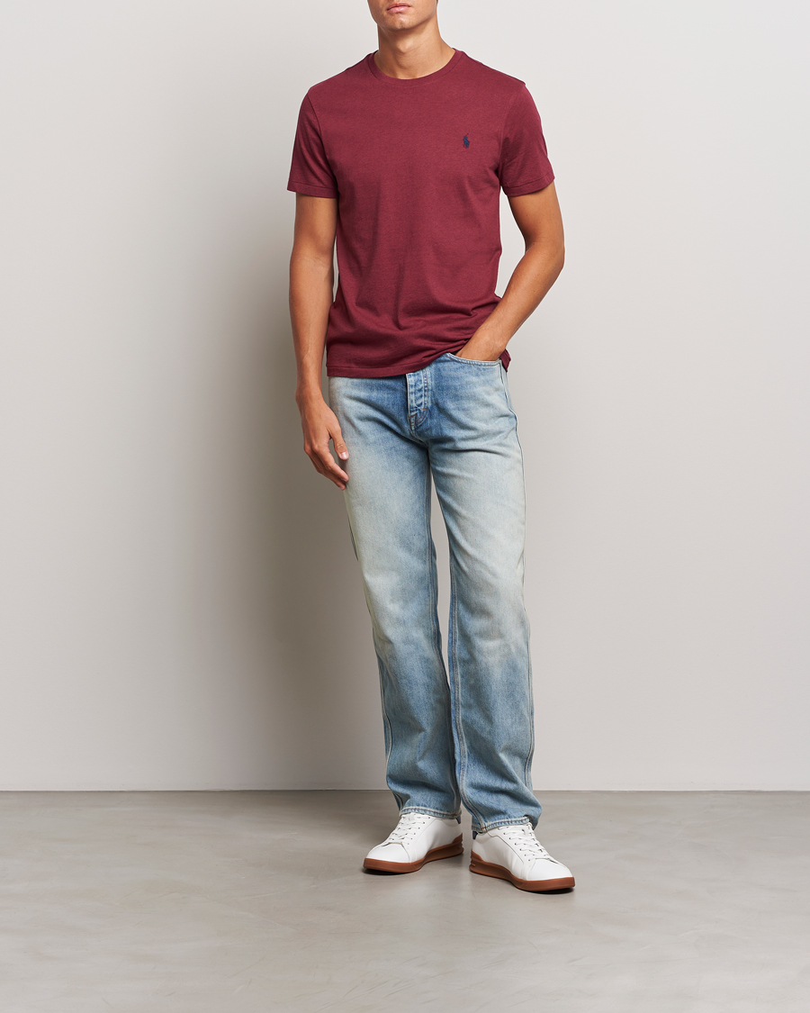 Homme | T-shirts | Polo Ralph Lauren | Custom Slim Fit Tee Vintage Port Heather