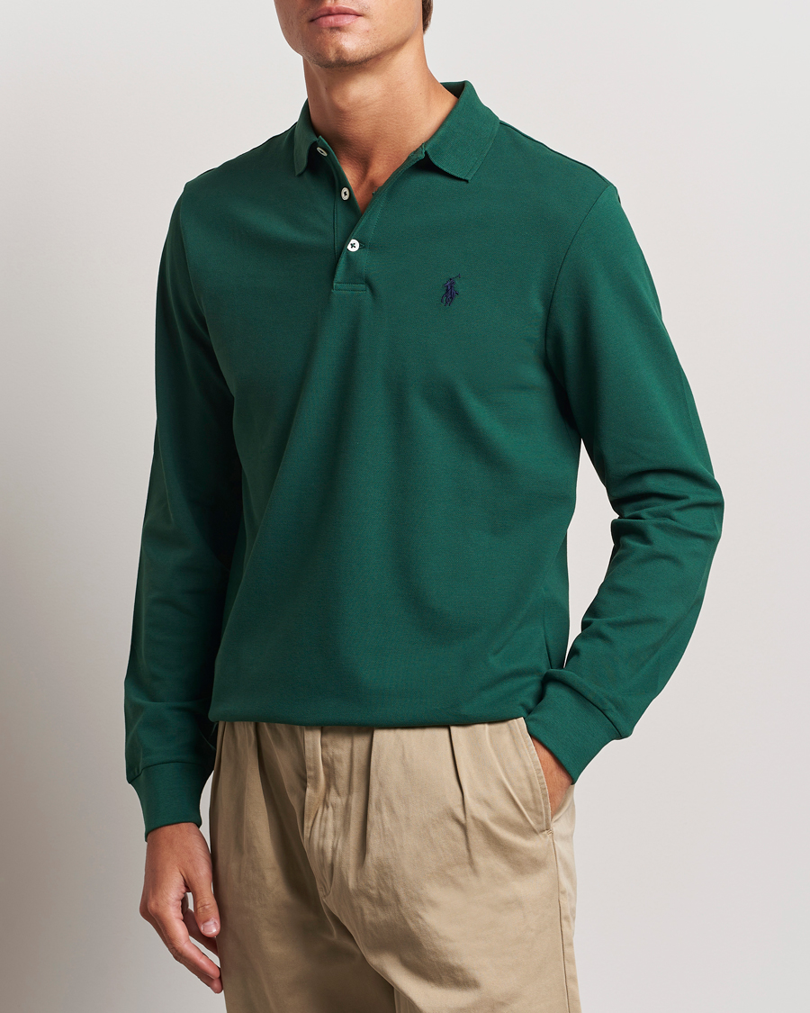 Homme | Pulls Et Tricots | Polo Ralph Lauren | Custom Slim Fit Long Sleeve Polo Vintage Pine