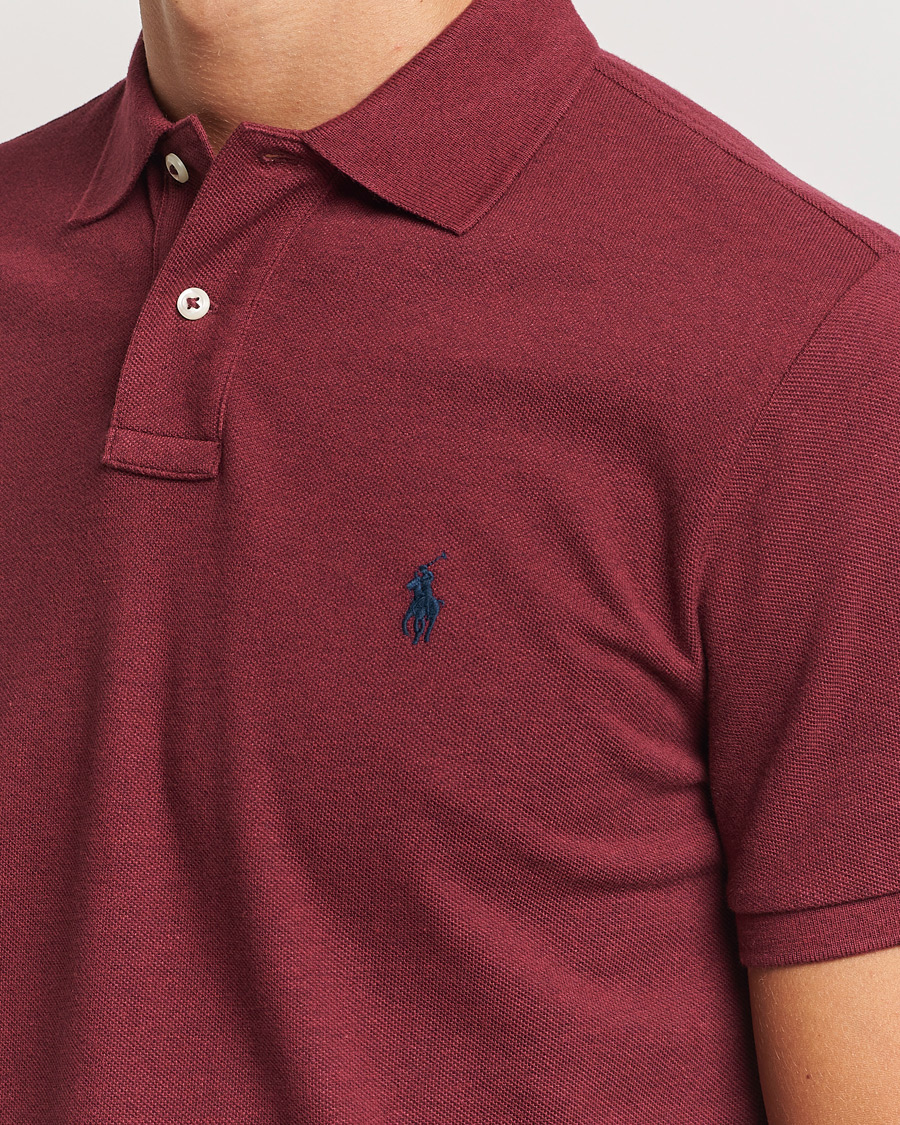 Heren | Polo's | Polo Ralph Lauren | Custom Slim Fit Polo Vintage Port Heather