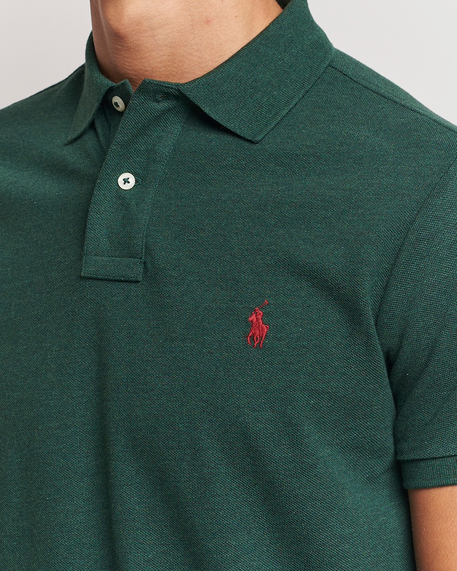 Heren | Polo's | Polo Ralph Lauren | Custom Slim Fit Polo Scotch Pine Heather