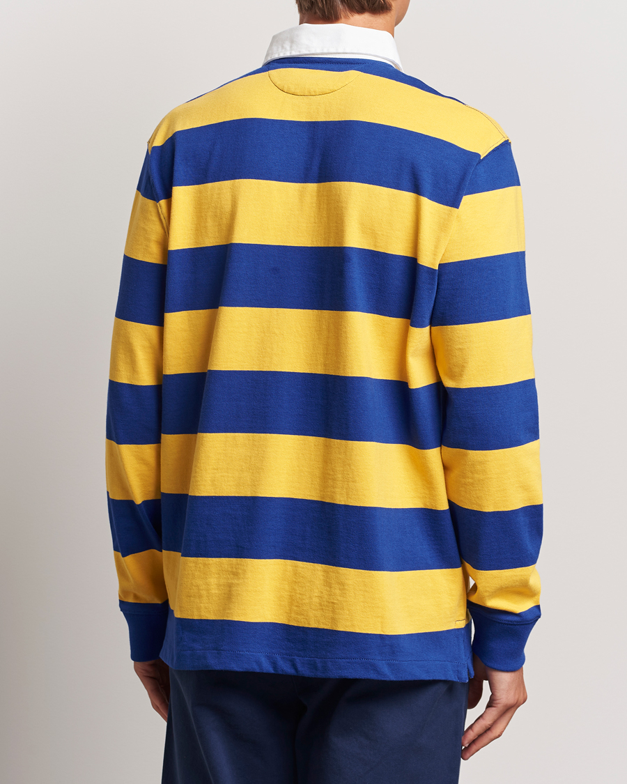 Heren | Truien | Polo Ralph Lauren | Jersey Striped Rugger Yellow/Classic Azure