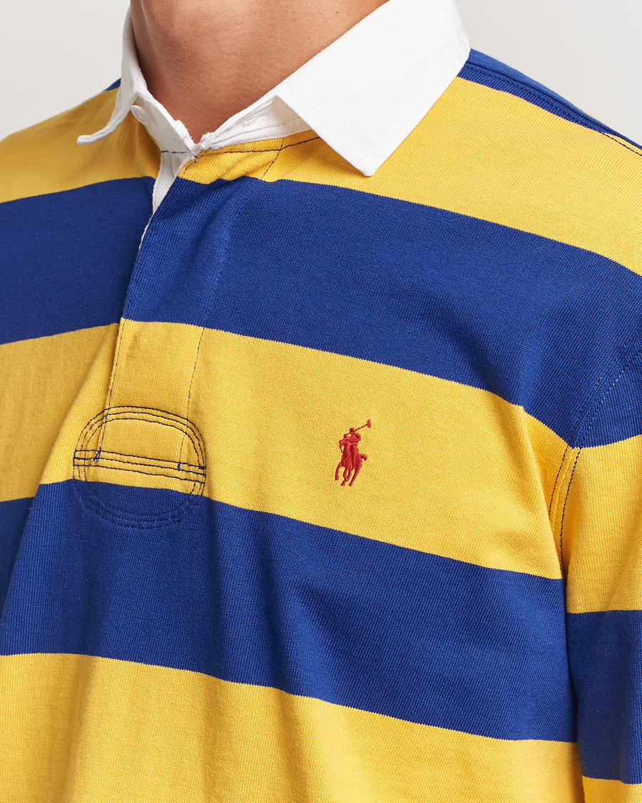 Heren | Truien | Polo Ralph Lauren | Jersey Striped Rugger Yellow/Classic Azure