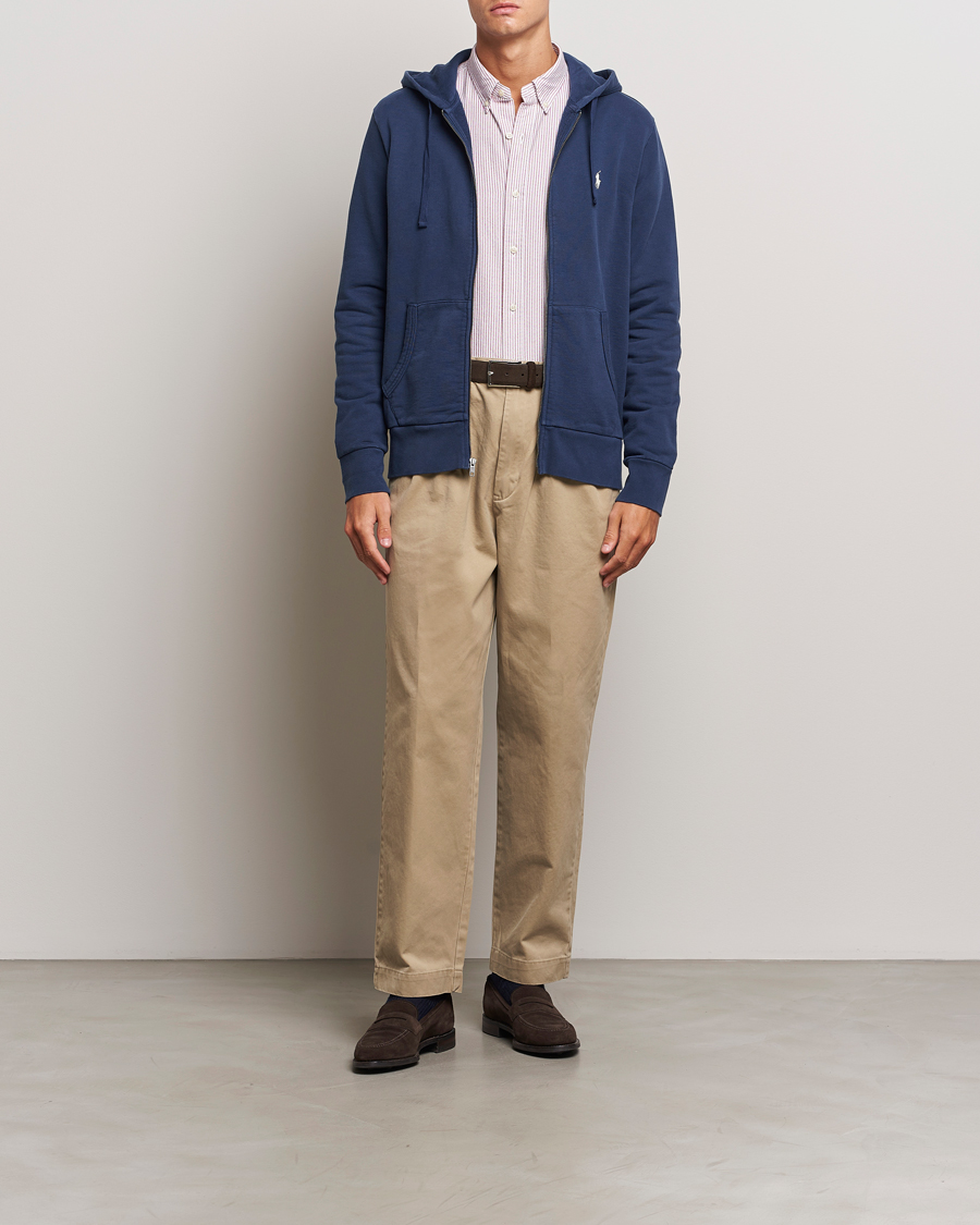 Homme | Pulls Et Tricots | Polo Ralph Lauren | Loopback Terry Full-Zip Hoodie Cruise Navy