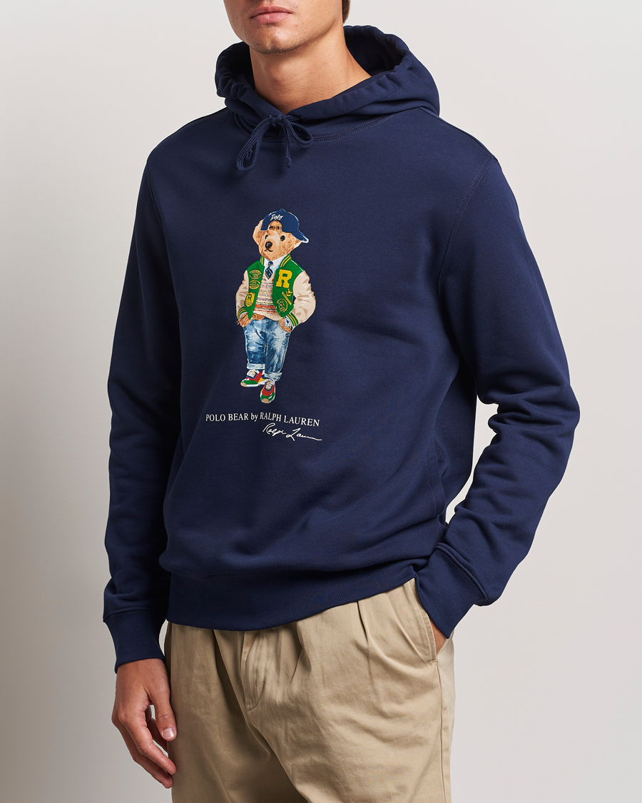 Homme | Pulls Et Tricots | Polo Ralph Lauren | Varsity Bear Hoodie Navy