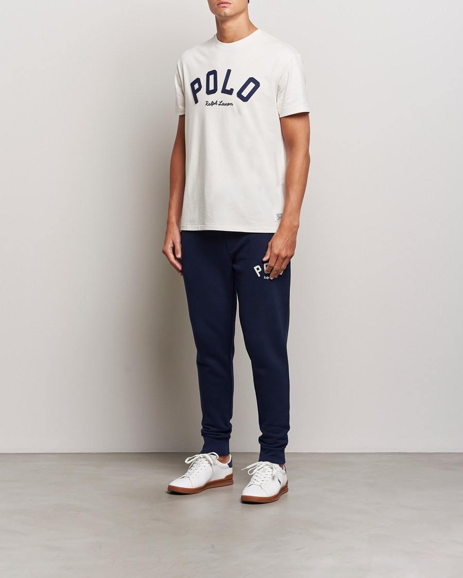 Homme | T-shirts | Polo Ralph Lauren | RL Varsity Tee Antique Cream