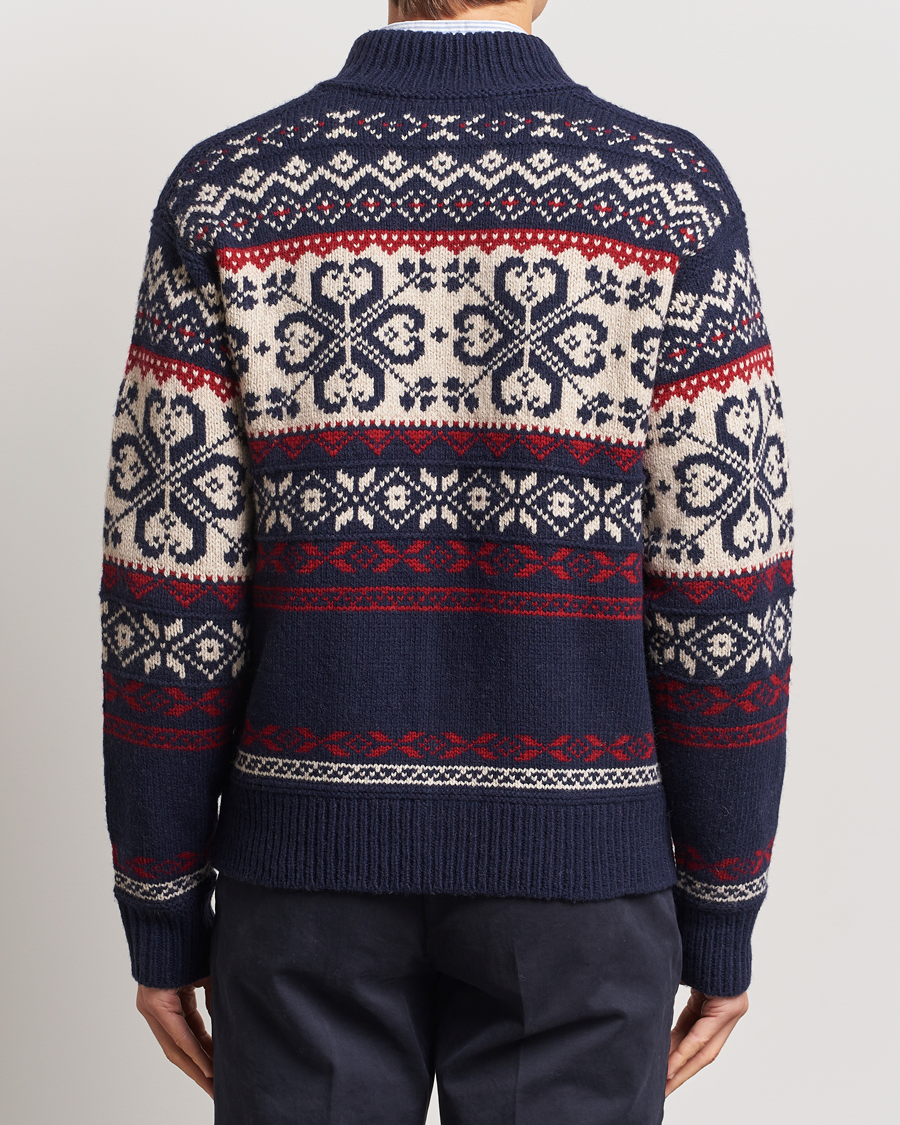 Heren | Truien | Polo Ralph Lauren | Wool Blend Cardigan Navy Combo