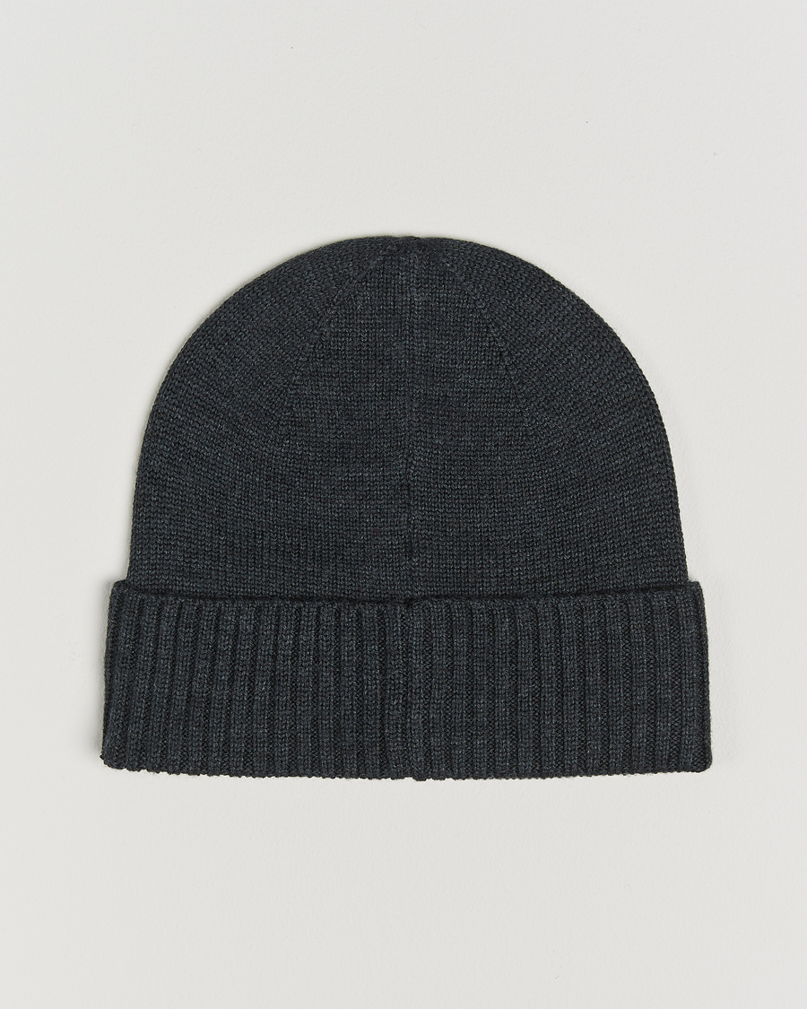 Homme | Polo Ralph Lauren Merino Beanie Dark Granite Heather | Polo Ralph Lauren | Merino Beanie Dark Granite Heather
