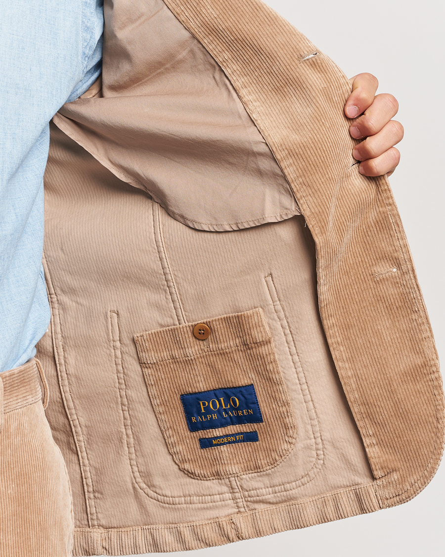 Heren | Blazers | Polo Ralph Lauren | Corduroy Stretch Blazer Hazelnut