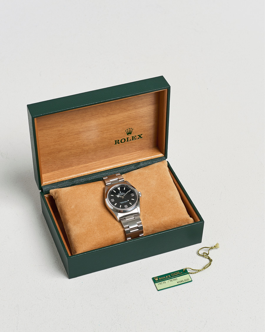 Heren | Rolex Pre-Owned Explorer 14270 Silver | Rolex Pre-Owned | Explorer 14270 Silver