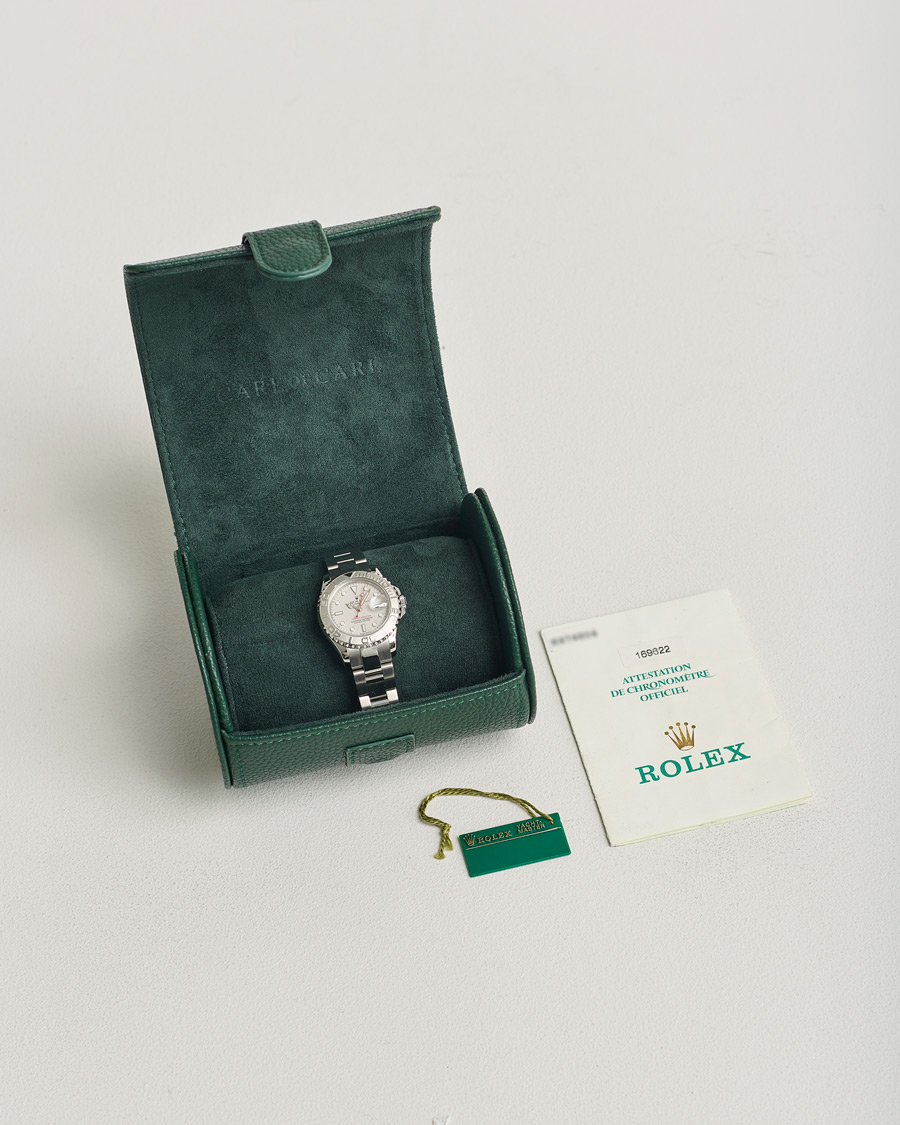 Heren | Rolex Pre-Owned Yachtmaster 169622 Silver | Rolex Pre-Owned | Yachtmaster 169622 Silver