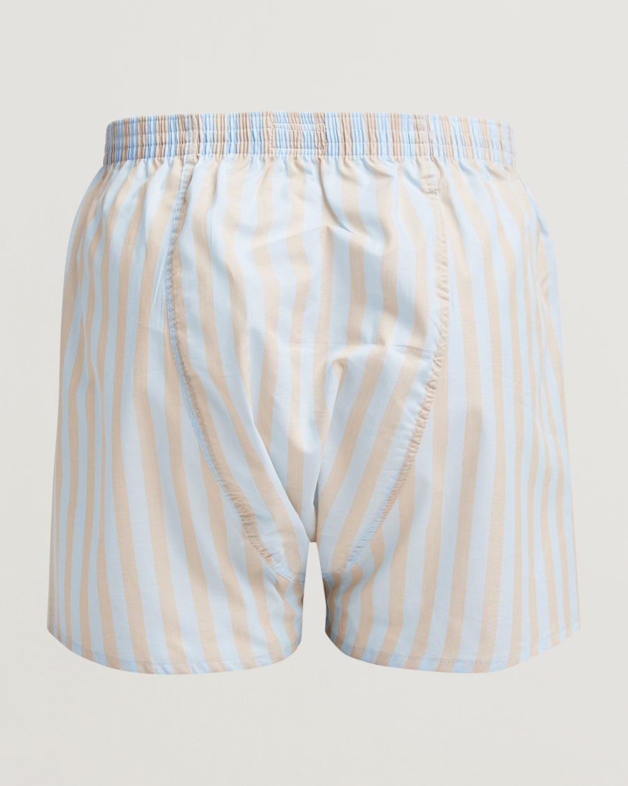 Heren | Ondergoed | Derek Rose | Classic Fit Woven Cotton Boxer Shorts Light Blue
