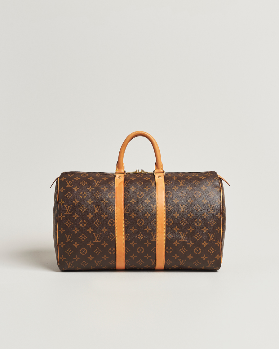 Homme | Pre-Owned & Vintage Bags | Louis Vuitton Pre-Owned | Keepall 45 Bag Monogram