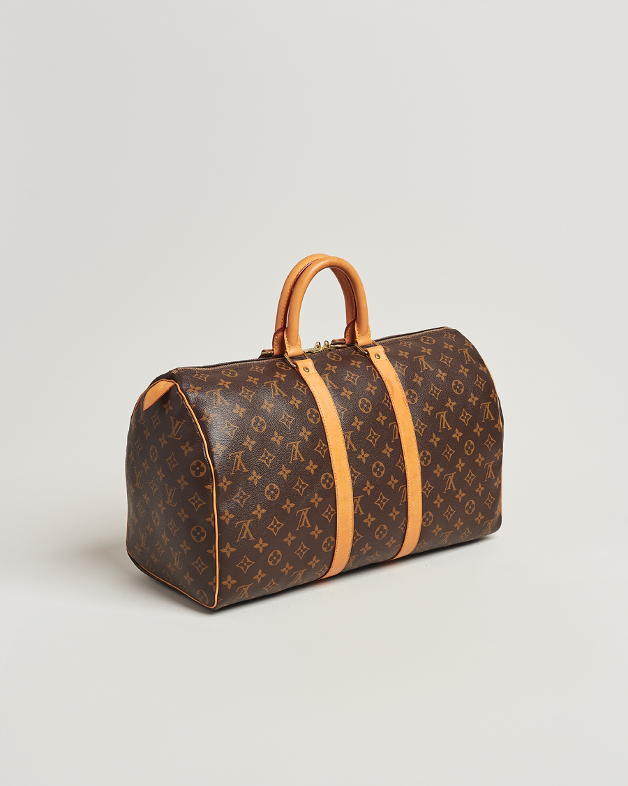 Homme | Pre-Owned & Vintage Bags | Louis Vuitton Pre-Owned | Keepall 45 Bag Monogram