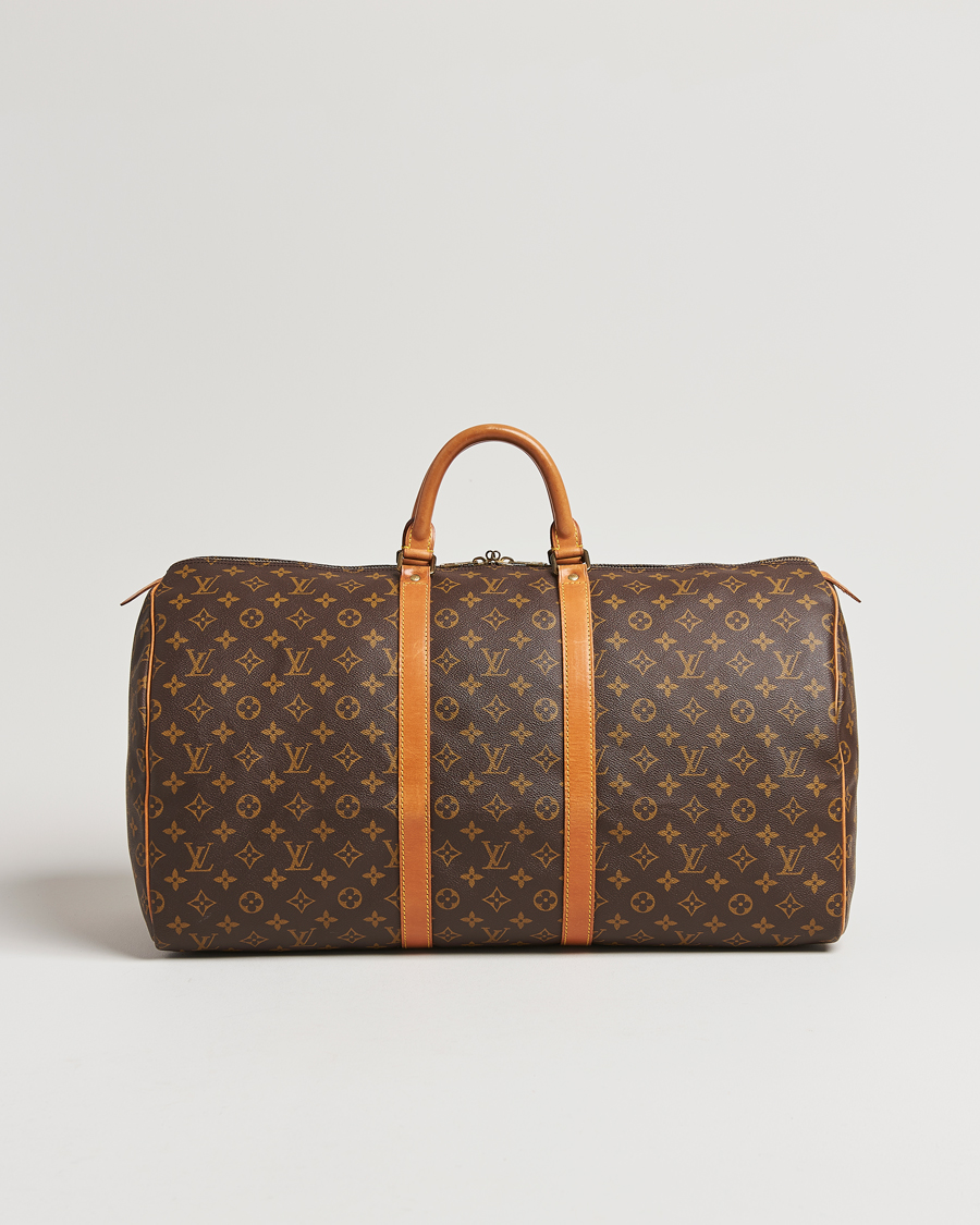 Homme | Louis Vuitton Pre-Owned Keepall 55 Monogram | Louis Vuitton Pre-Owned | Keepall 55 Monogram