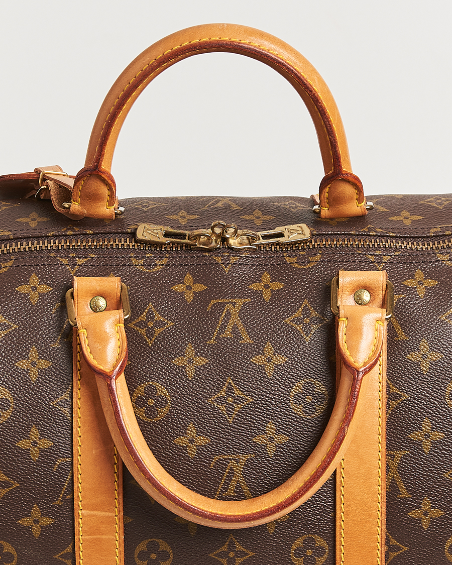 Homme | Louis Vuitton Pre-Owned Keepall 55 Bag Monogram | Louis Vuitton Pre-Owned | Keepall 55 Bag Monogram