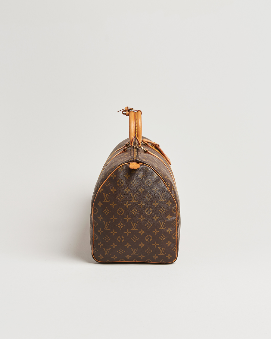 Homme | Louis Vuitton Pre-Owned Keepall 55 Bag Monogram | Louis Vuitton Pre-Owned | Keepall 55 Bag Monogram