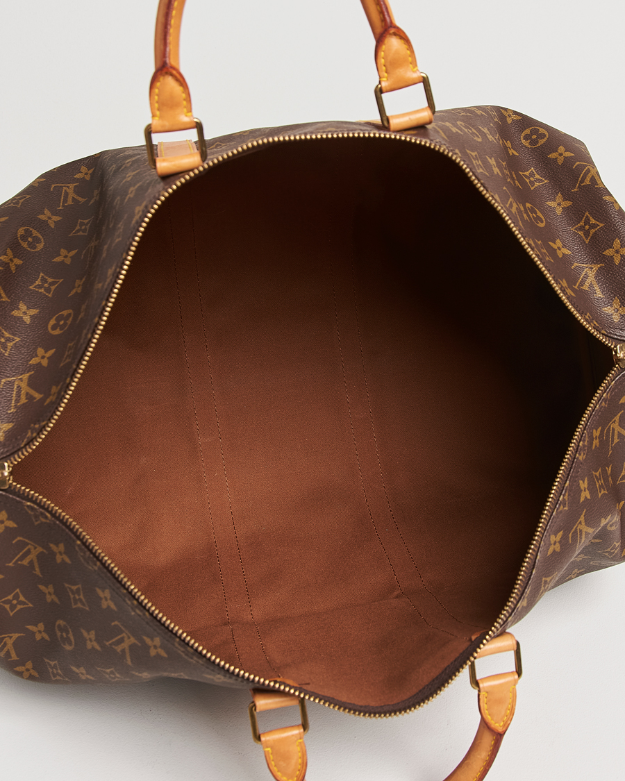 Homme | Louis Vuitton Pre-Owned Keepall 55 Bag Monogram | Louis Vuitton Pre-Owned | Keepall 55 Bag Monogram